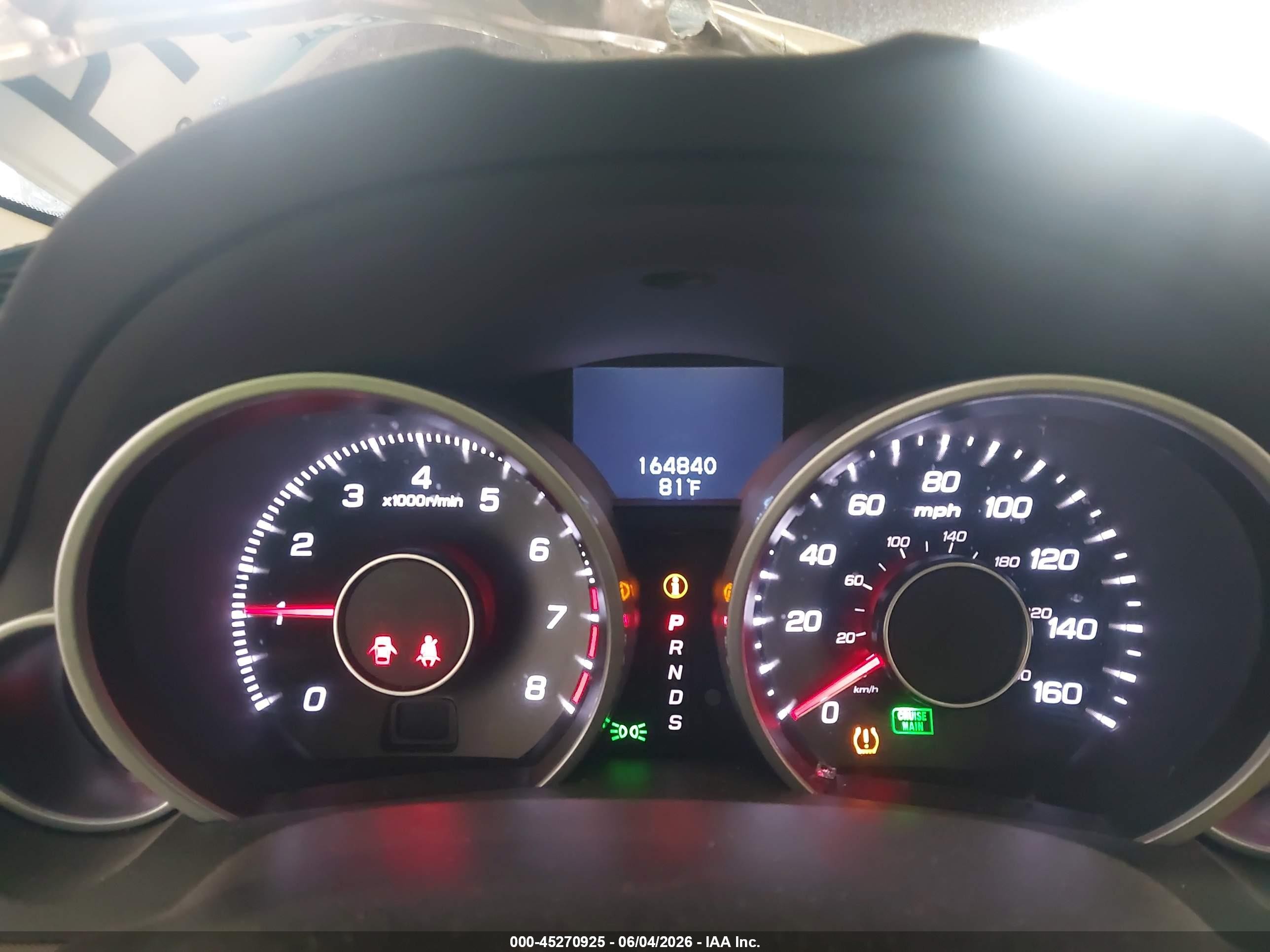 2013 Acura Tl 3.5 Red vin: 19UUA8F53DA003167