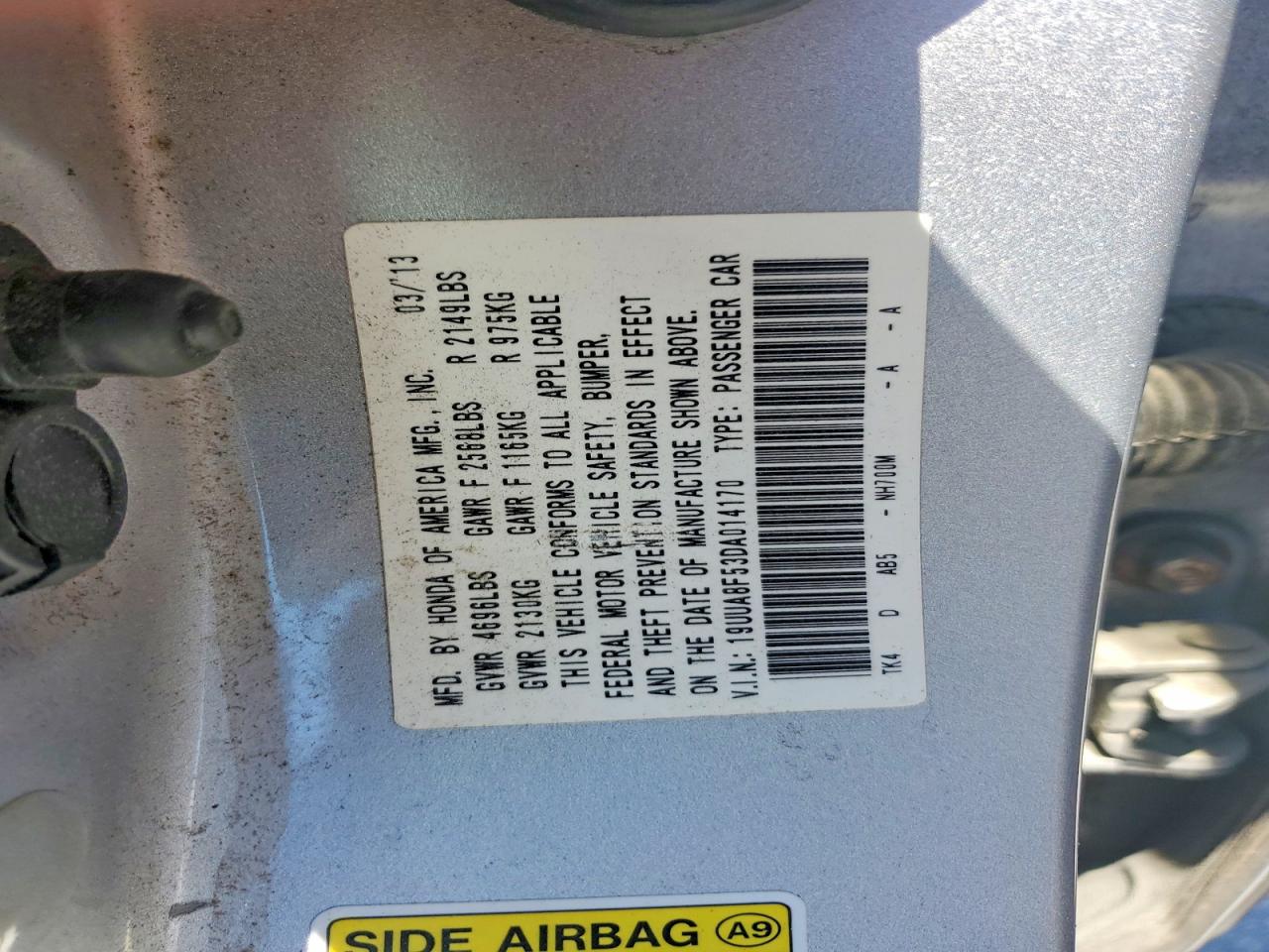 2013 Acura Tl Tech Silver vin: 19UUA8F53DA014170