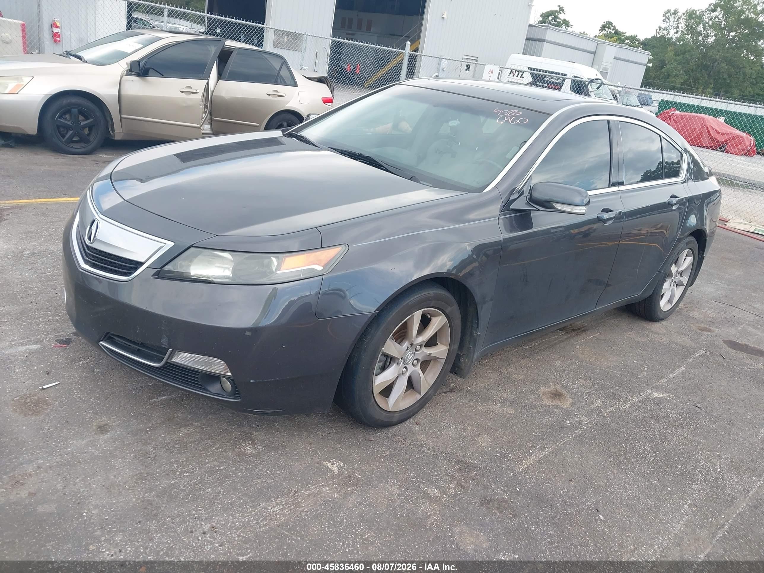 2014 Acura Tl 3.5 Gray vin: 19UUA8F53EA005633