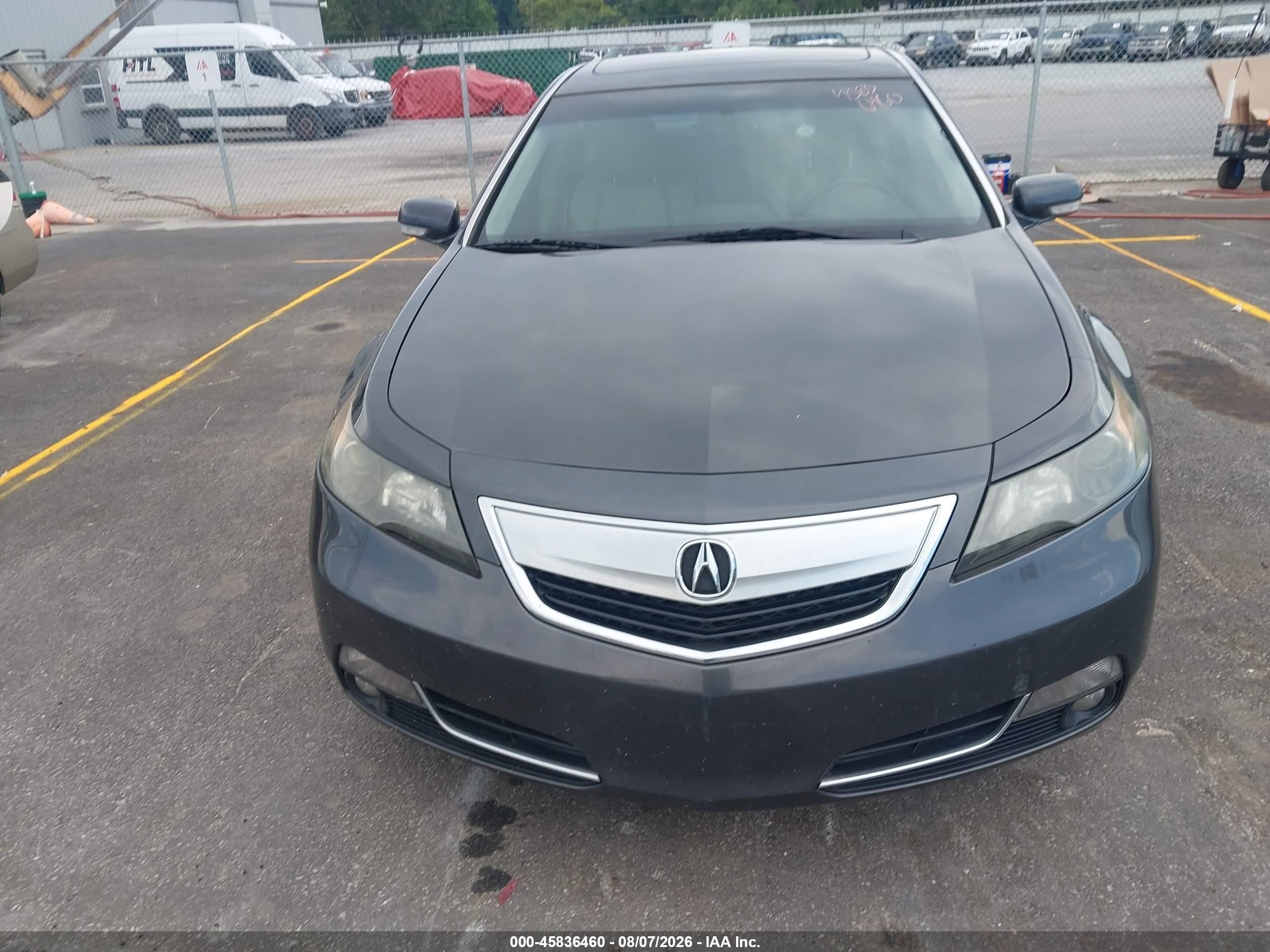 2014 Acura Tl 3.5 Gray vin: 19UUA8F53EA005633