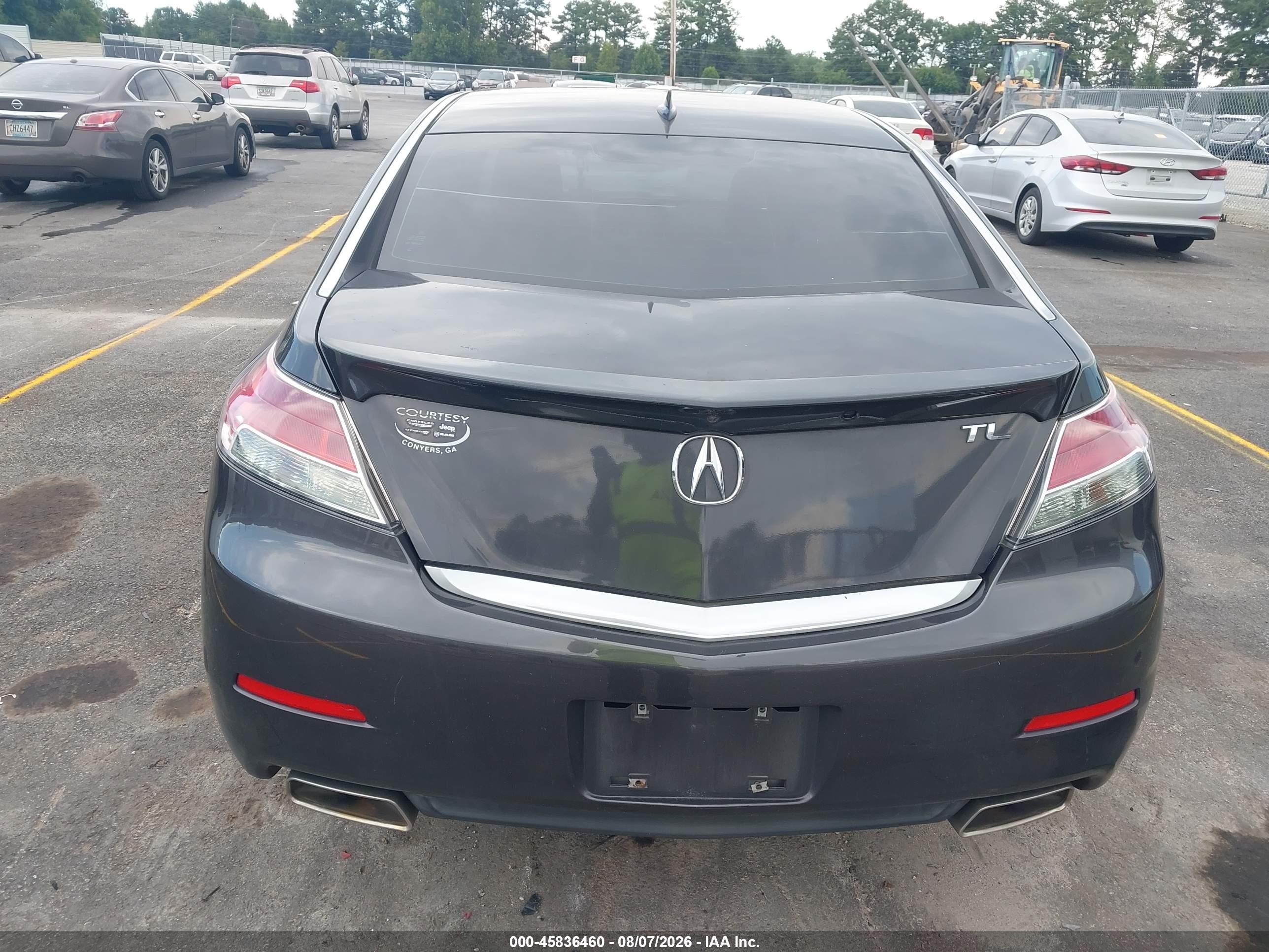 2014 Acura Tl 3.5 Gray vin: 19UUA8F53EA005633