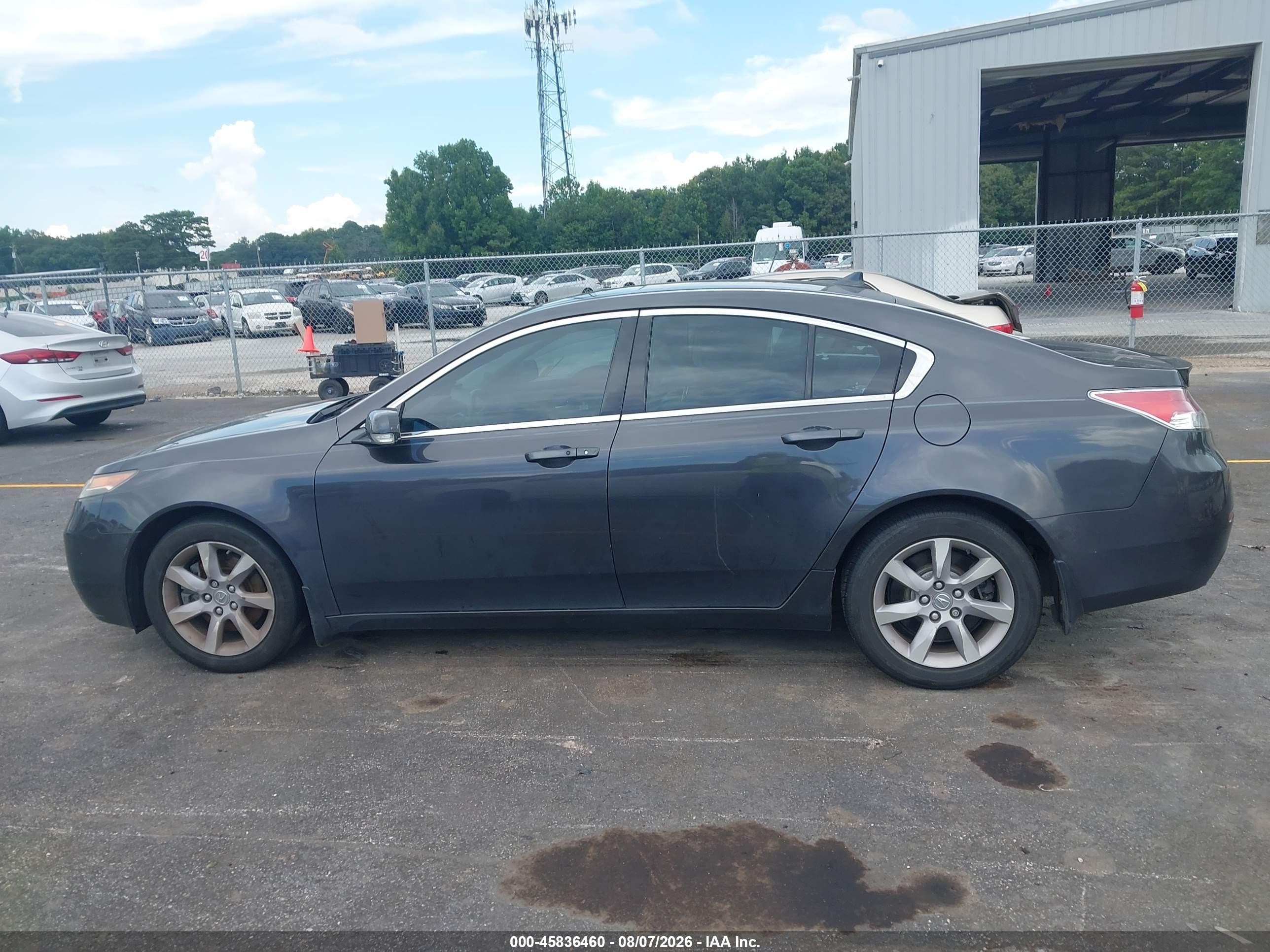 2014 Acura Tl 3.5 Gray vin: 19UUA8F53EA005633