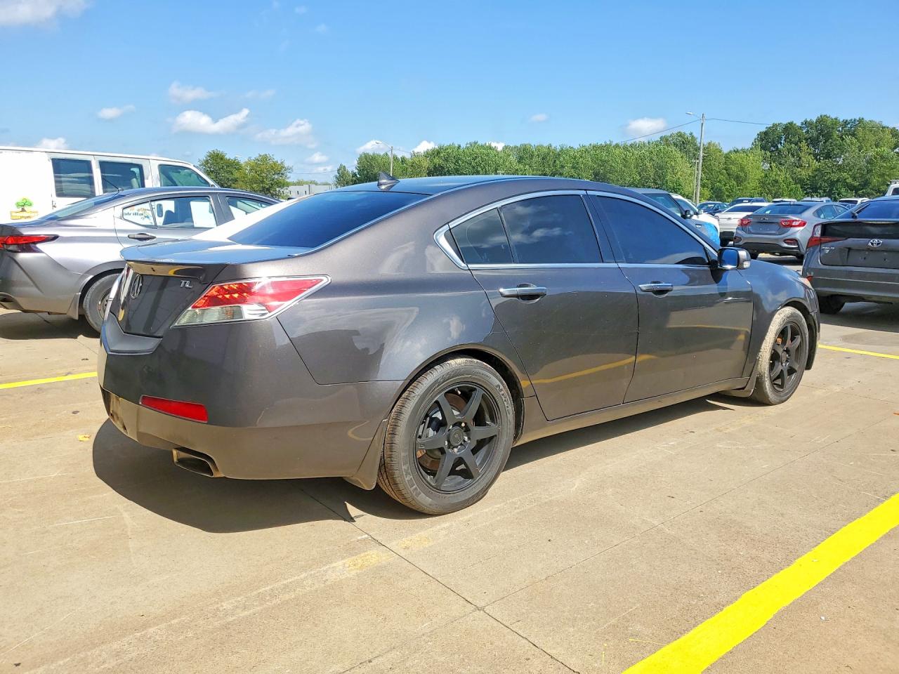 2010 Acura Tl Charcoal vin: 19UUA8F54AA022564