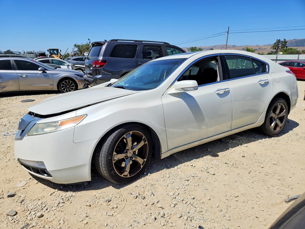 2011 Acura Tl Белый vin: 19UUA8F54BA000338