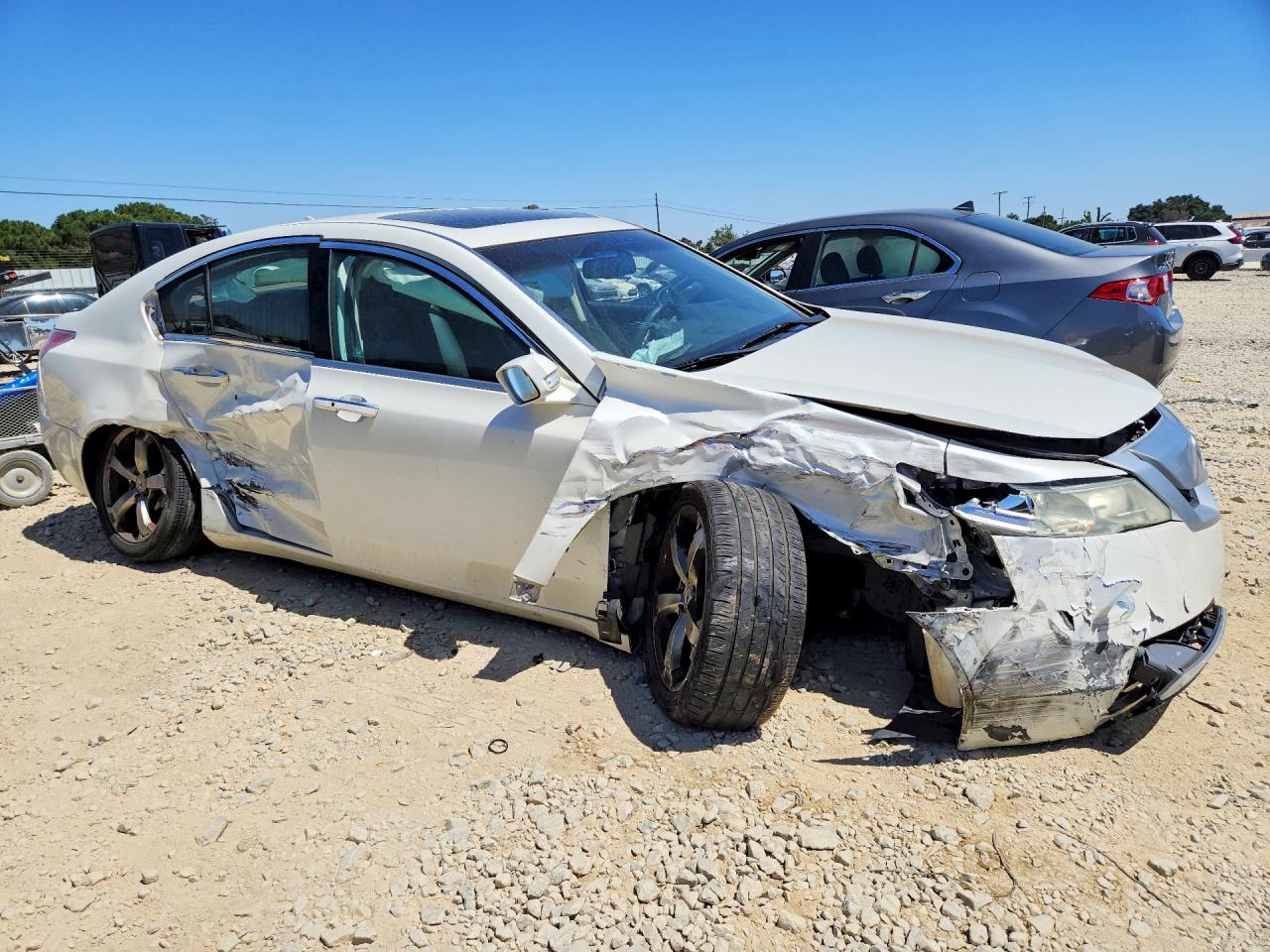 2011 Acura Tl Белый vin: 19UUA8F54BA000338