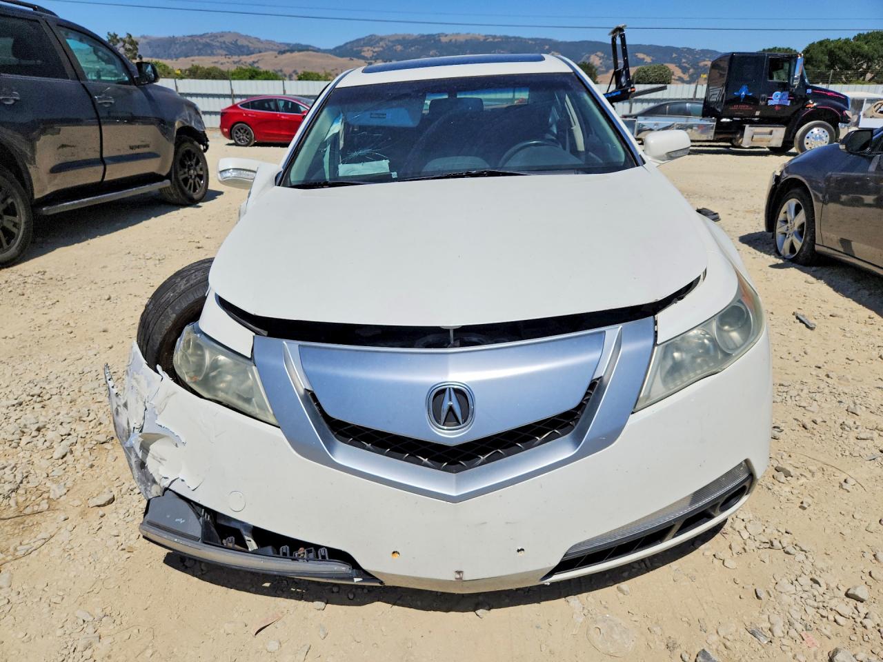 2011 Acura Tl Белый vin: 19UUA8F54BA000338