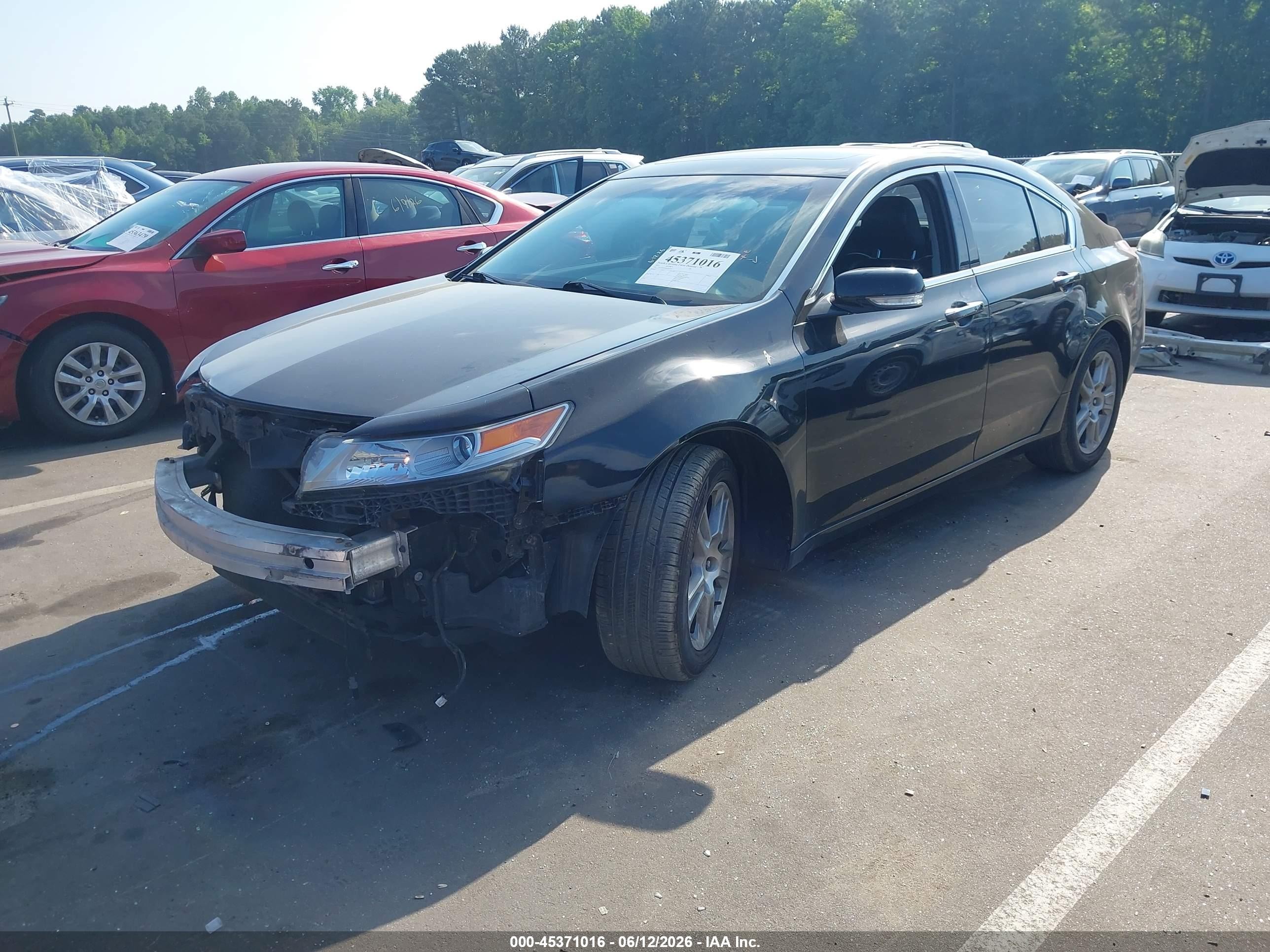 2011 Acura Tl 3.5 Black vin: 19UUA8F54BA004910