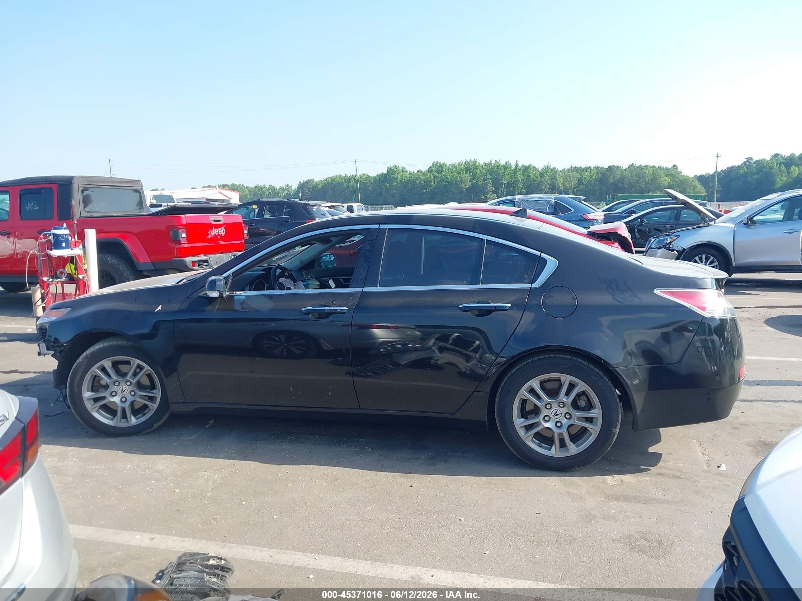 2011 Acura Tl 3.5 Black vin: 19UUA8F54BA004910