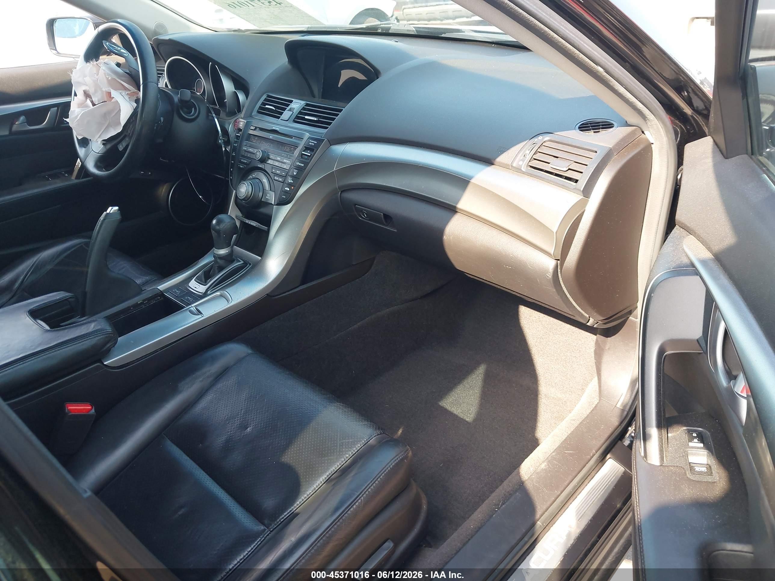 2011 Acura Tl 3.5 Black vin: 19UUA8F54BA004910