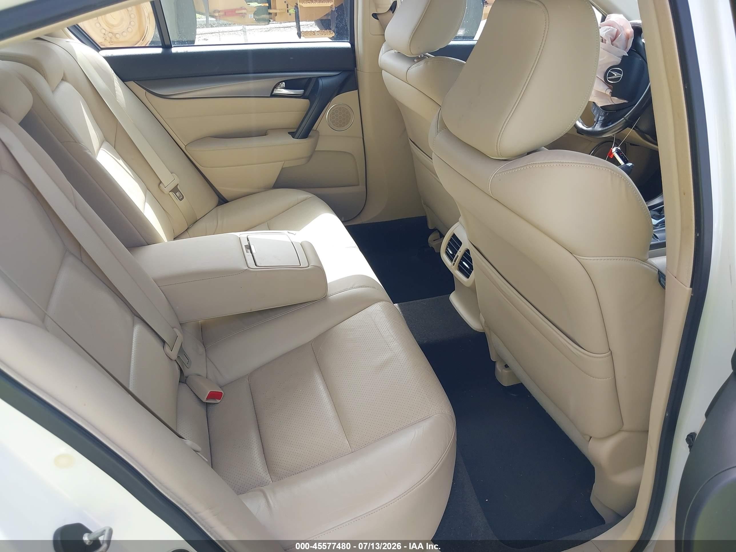 2012 Acura Tl 3.5 White vin: 19UUA8F54CA016542
