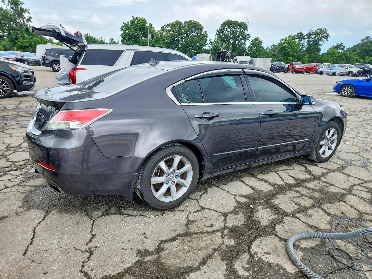 2012 Acura Tl Charcoal vin: 19UUA8F54CA033082