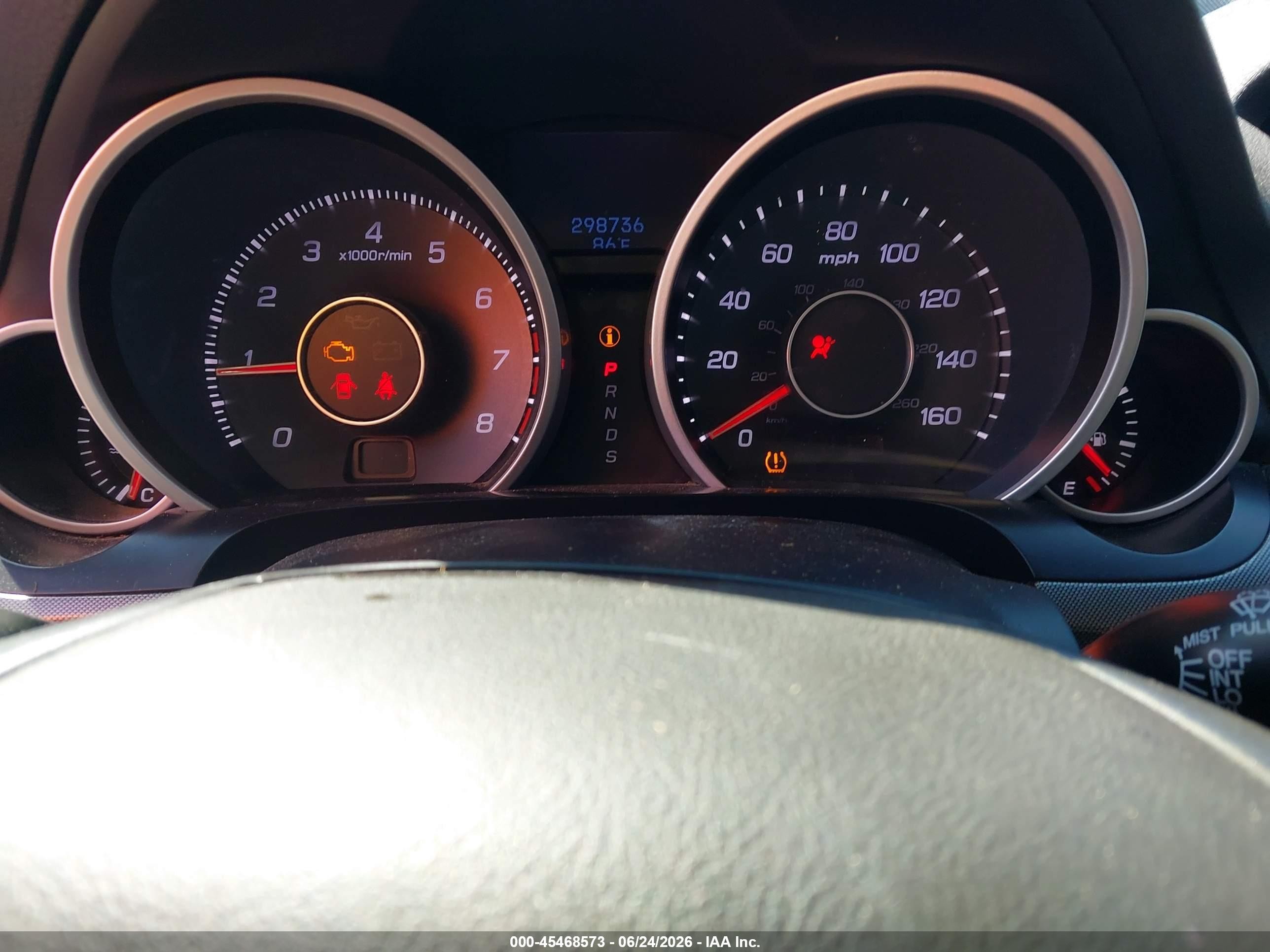 2013 Acura Tl 3.5 White vin: 19UUA8F54DA006529
