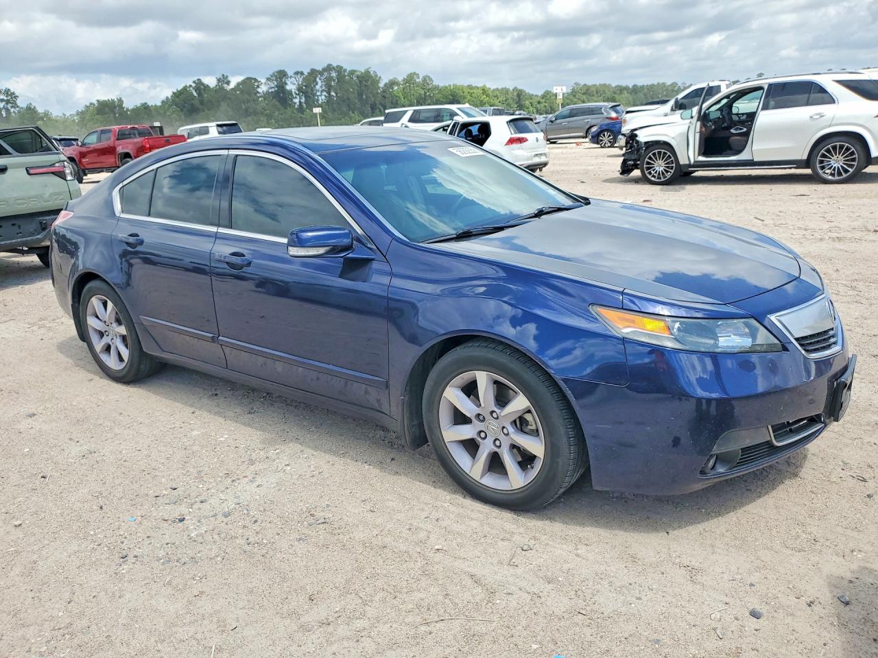 2013 Acura Tl Tech Blue vin: 19UUA8F54DA015425
