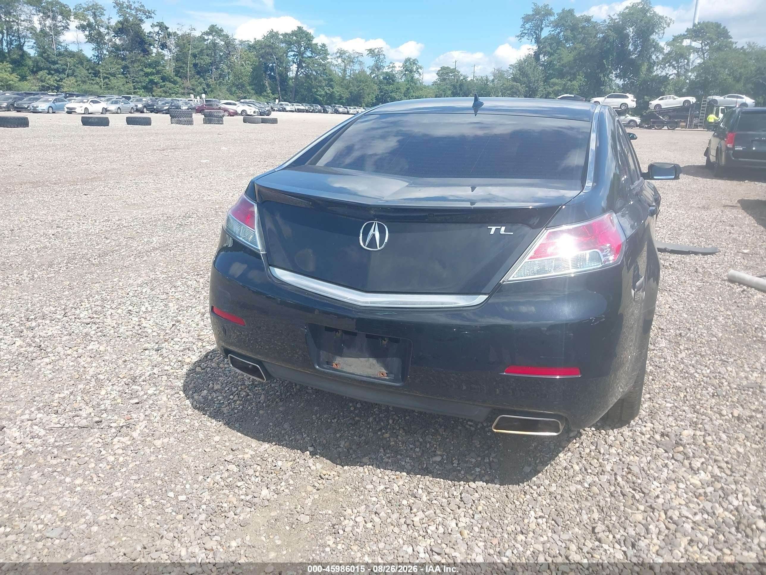 2014 Acura Tl 3.5 Black vin: 19UUA8F54EA006712