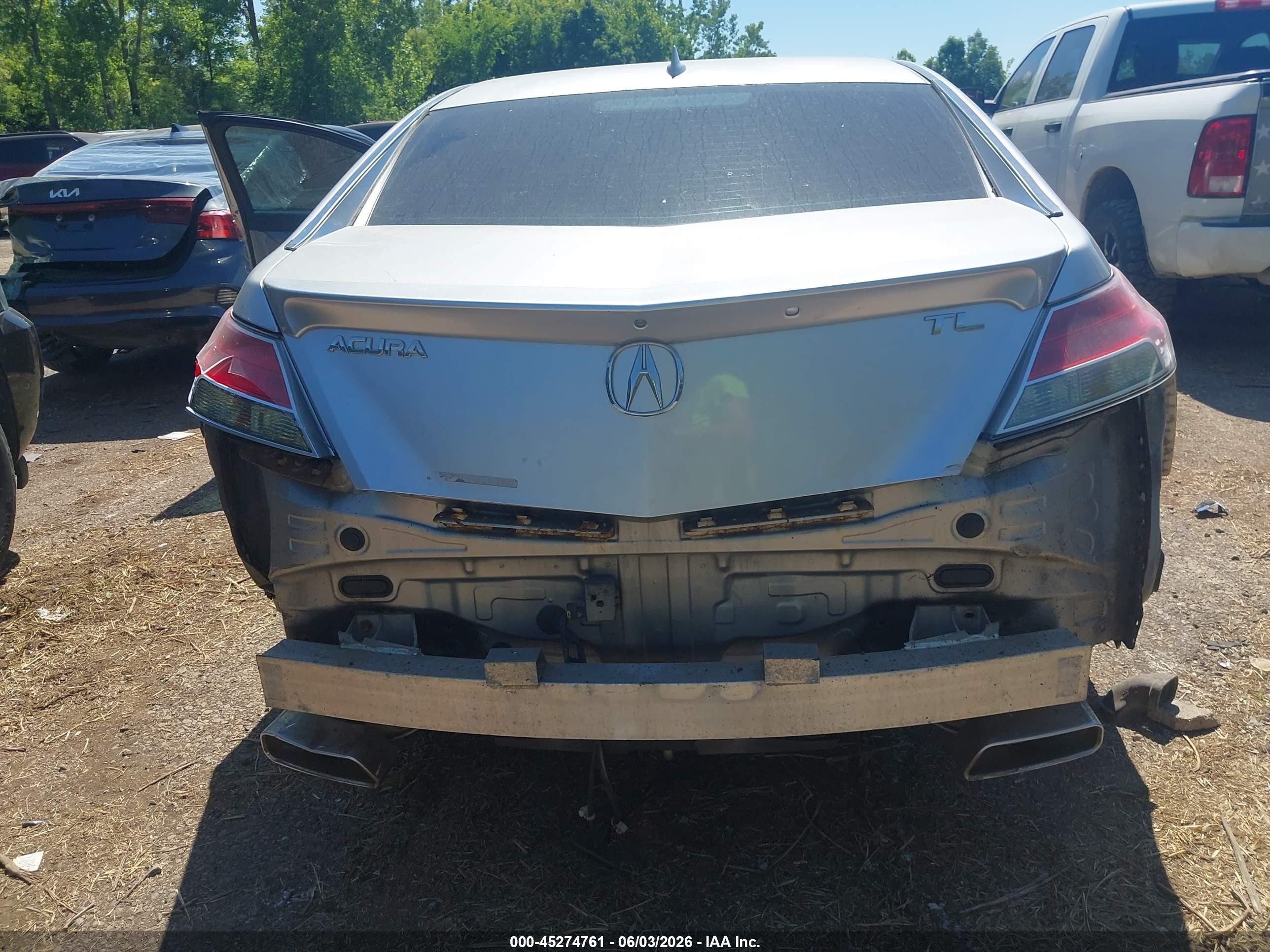 2014 Acura Tl 3.5 Silver vin: 19UUA8F54EA007391