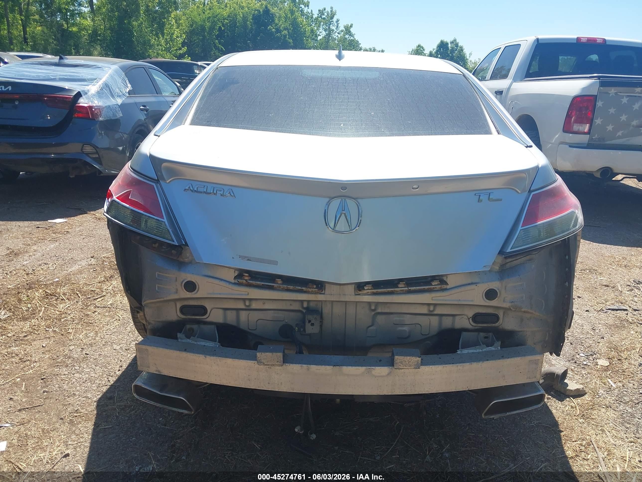 2014 Acura Tl 3.5 Silver vin: 19UUA8F54EA007391