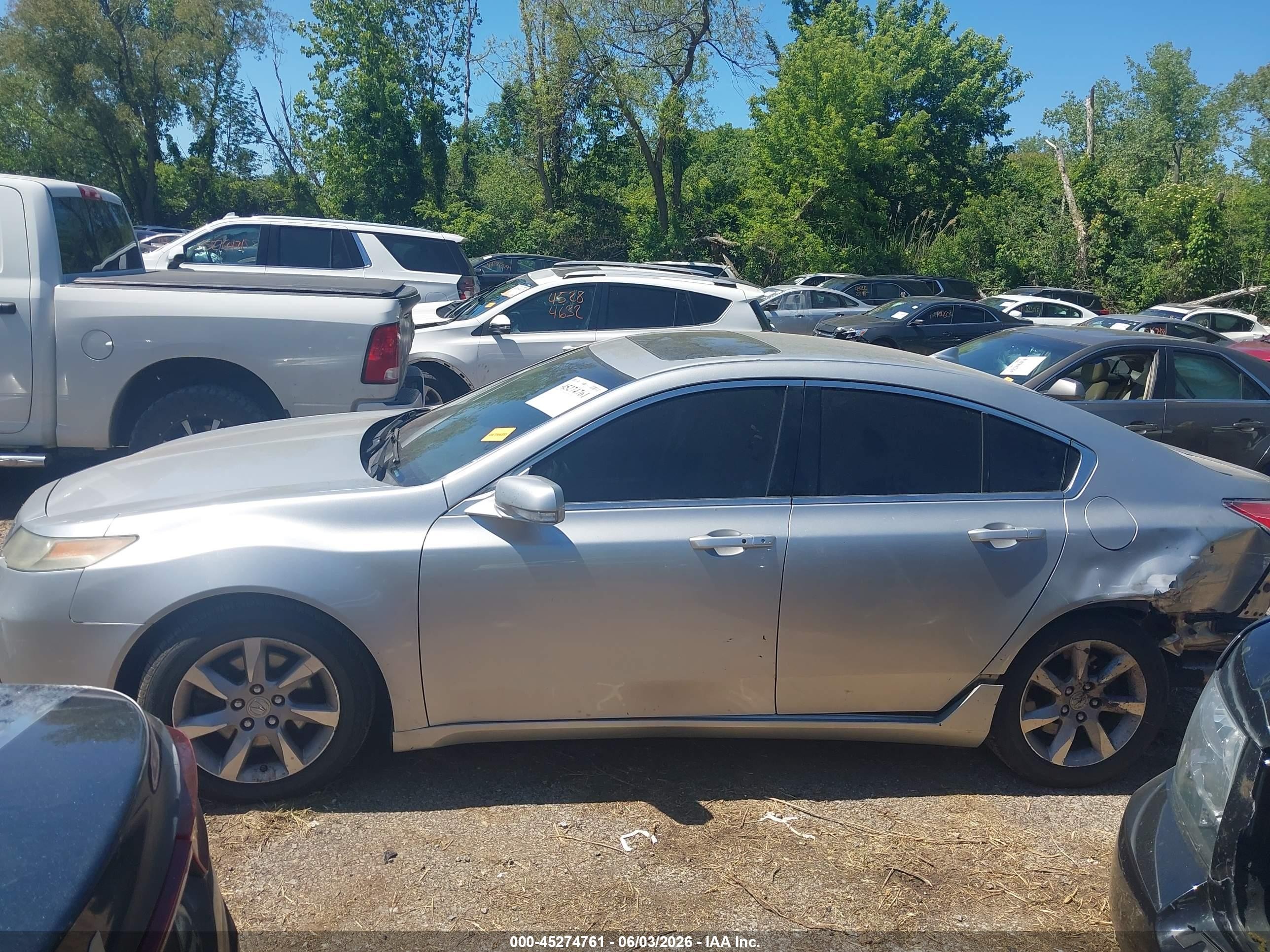2014 Acura Tl 3.5 Silver vin: 19UUA8F54EA007391