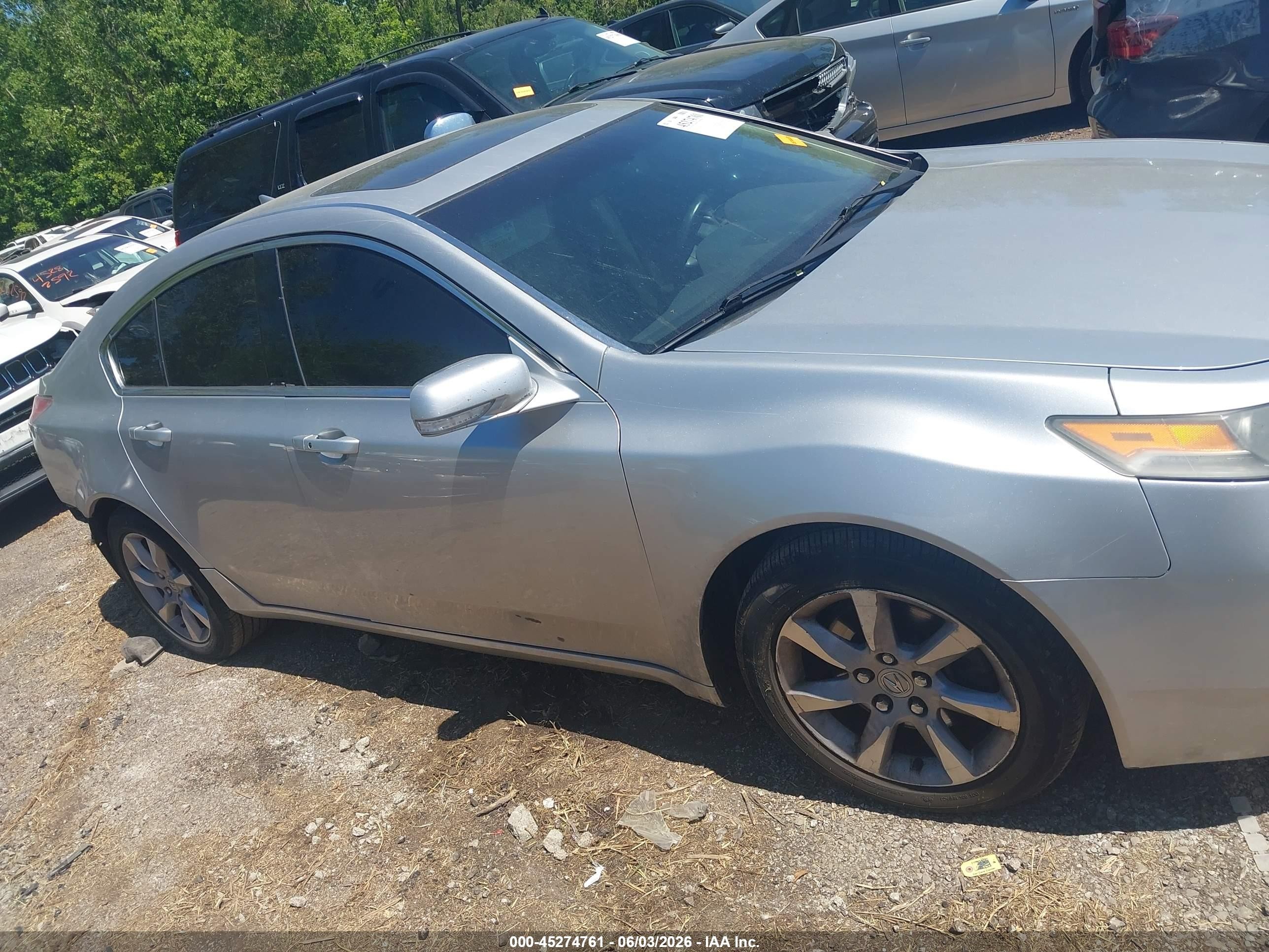 2014 Acura Tl 3.5 Silver vin: 19UUA8F54EA007391