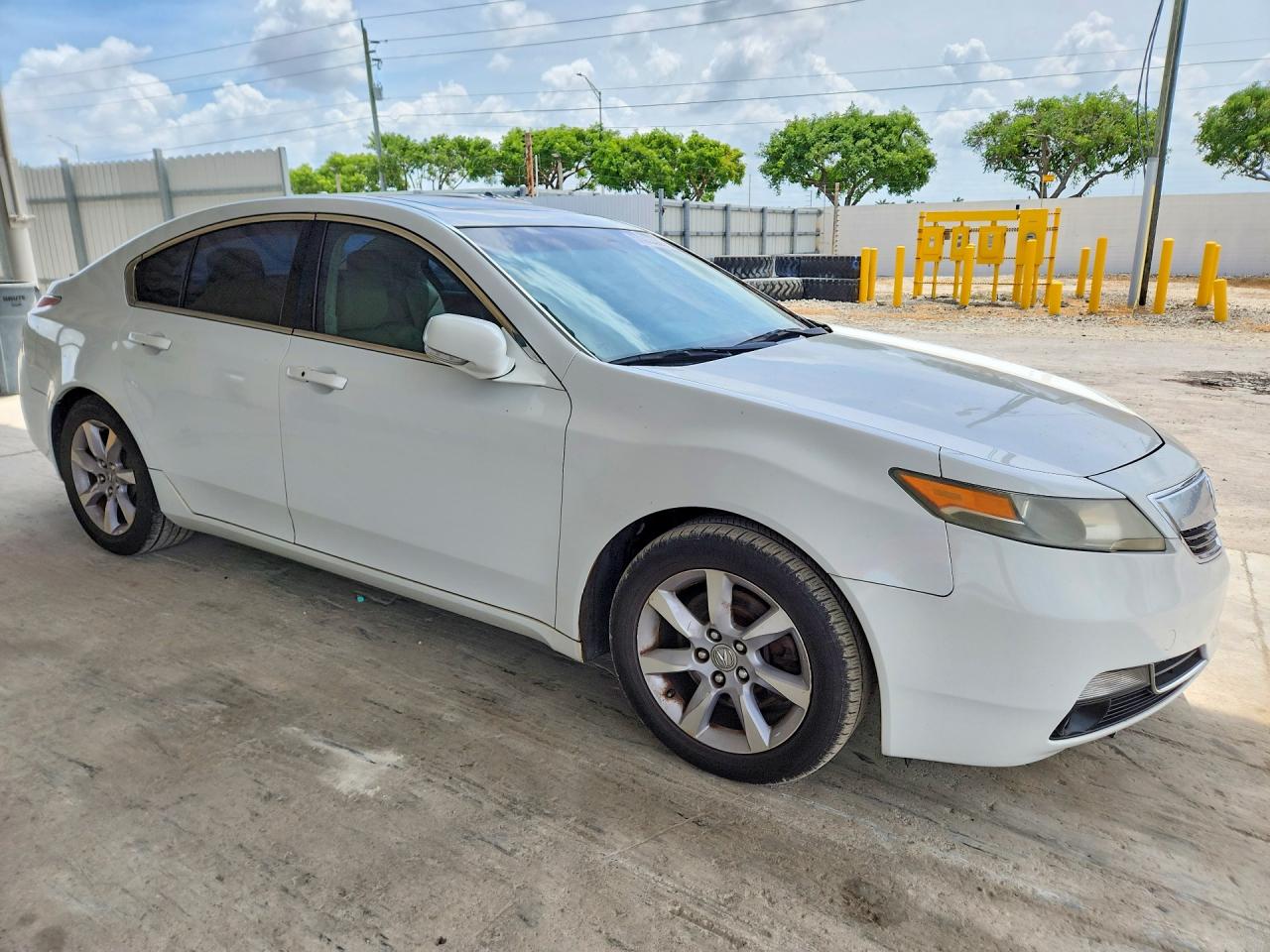 2014 Acura Tl Tech White vin: 19UUA8F54EA008833
