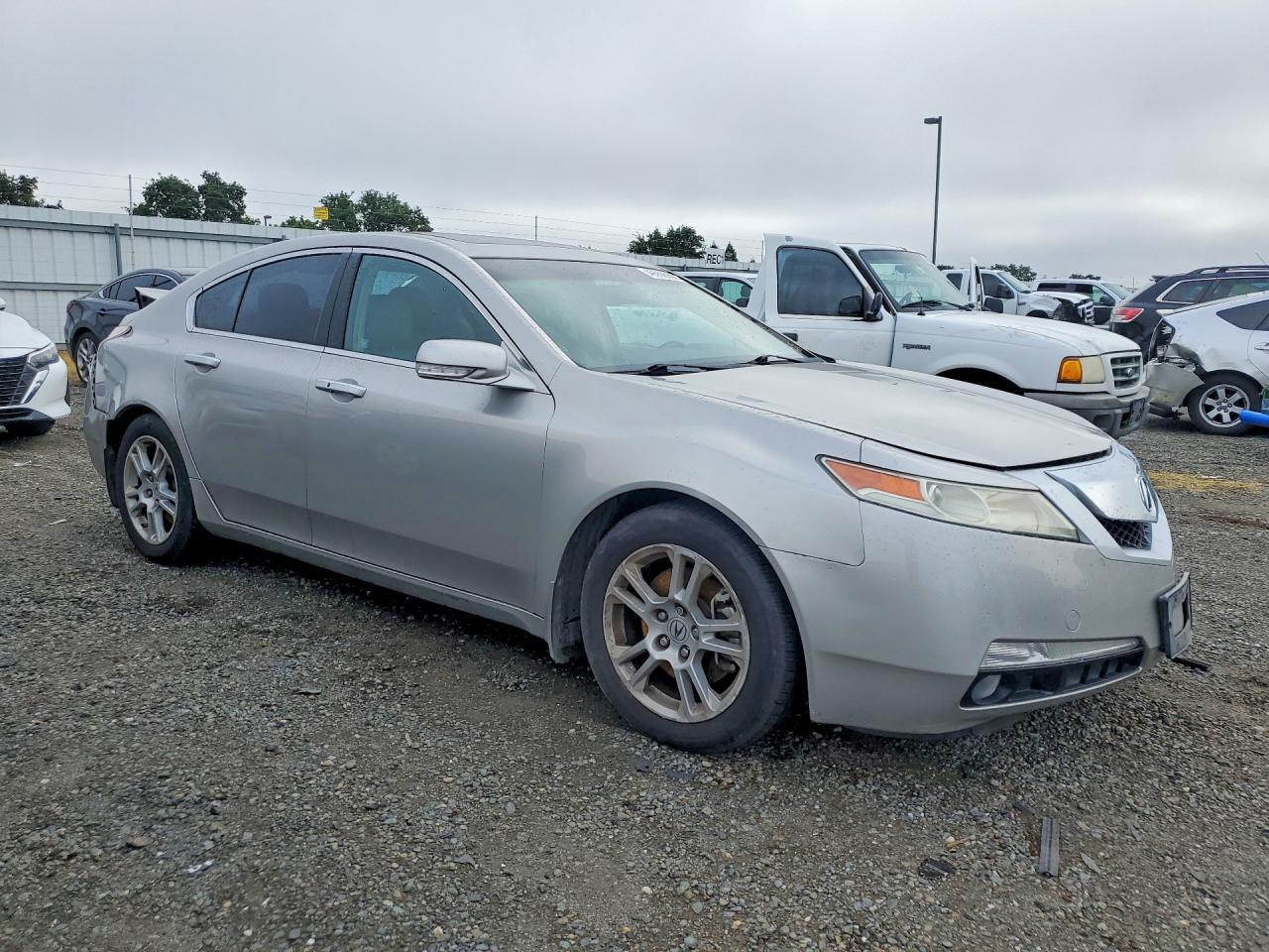 2010 Acura Tl Серебряный vin: 19UUA8F55AA018197