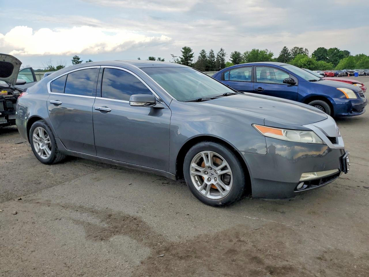 2010 Acura Tl Gray vin: 19UUA8F55AA021357
