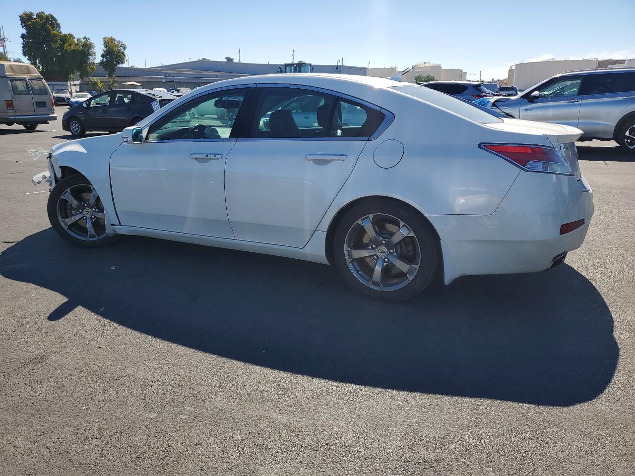 2011 Acura Tl White vin: 19UUA8F55BA004821
