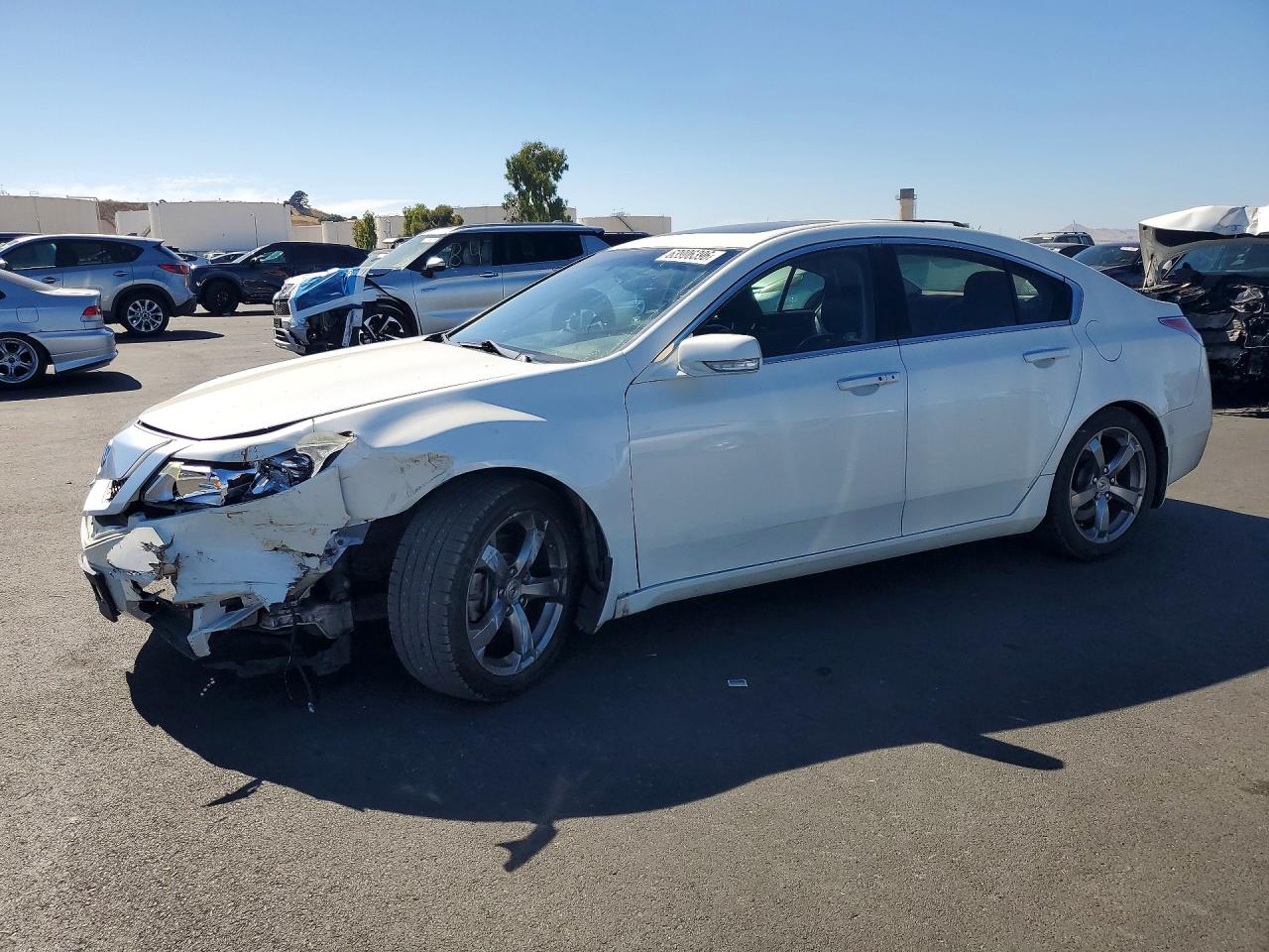 2011 Acura Tl White vin: 19UUA8F55BA004821