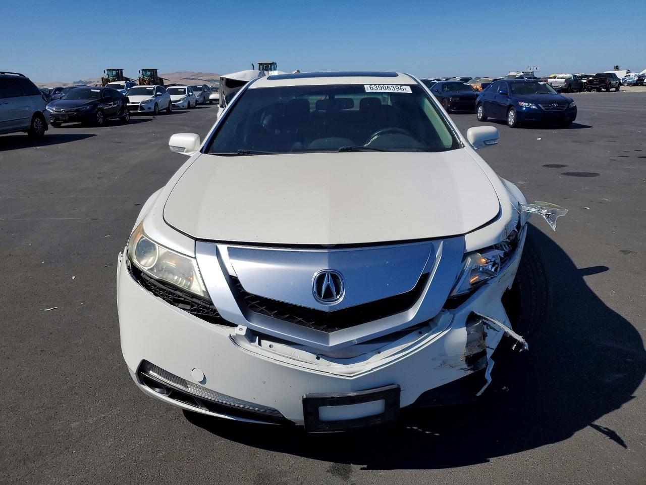 2011 Acura Tl White vin: 19UUA8F55BA004821