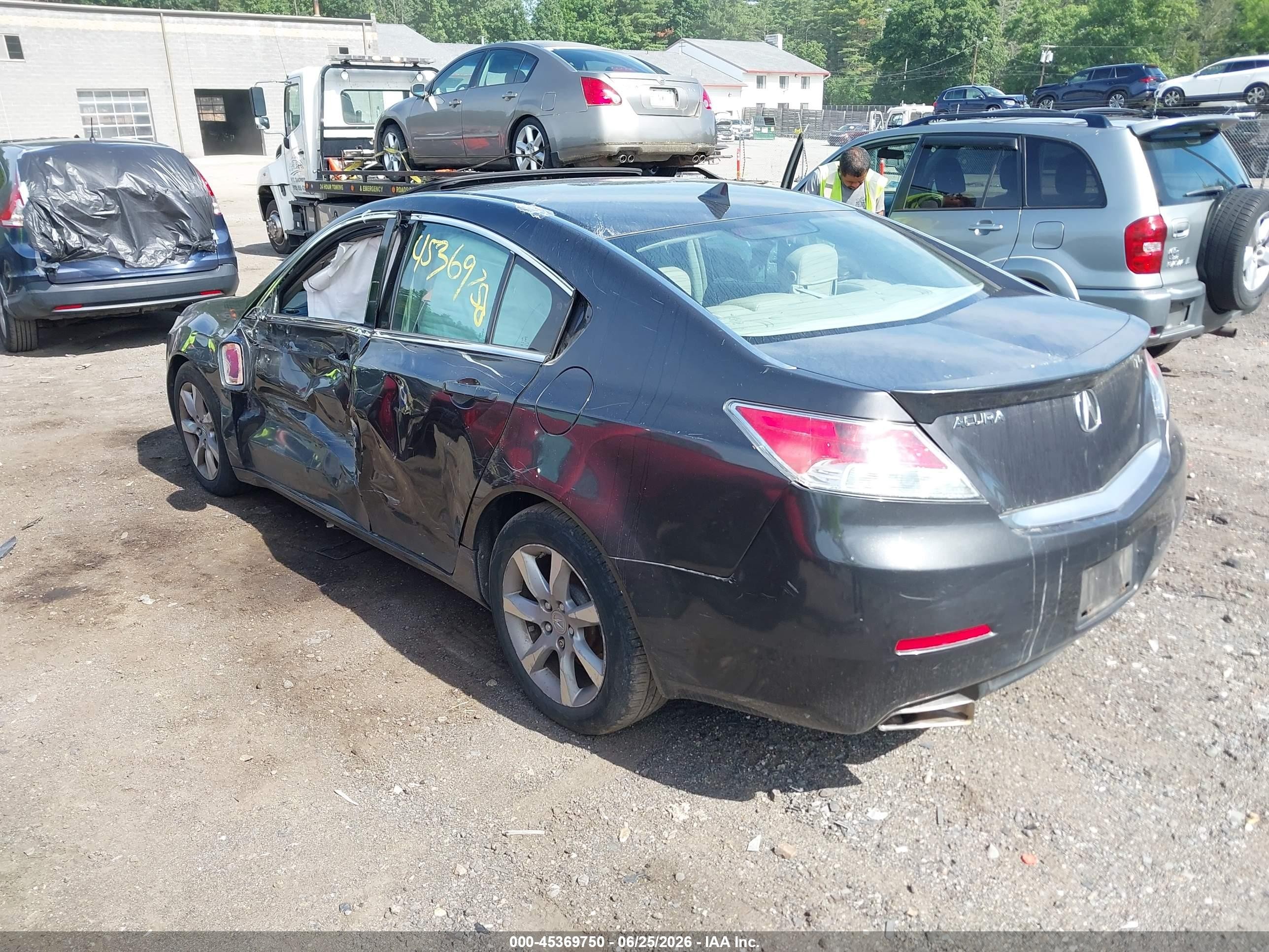 2012 Acura Tl 3.5 Gray vin: 19UUA8F55CA007834