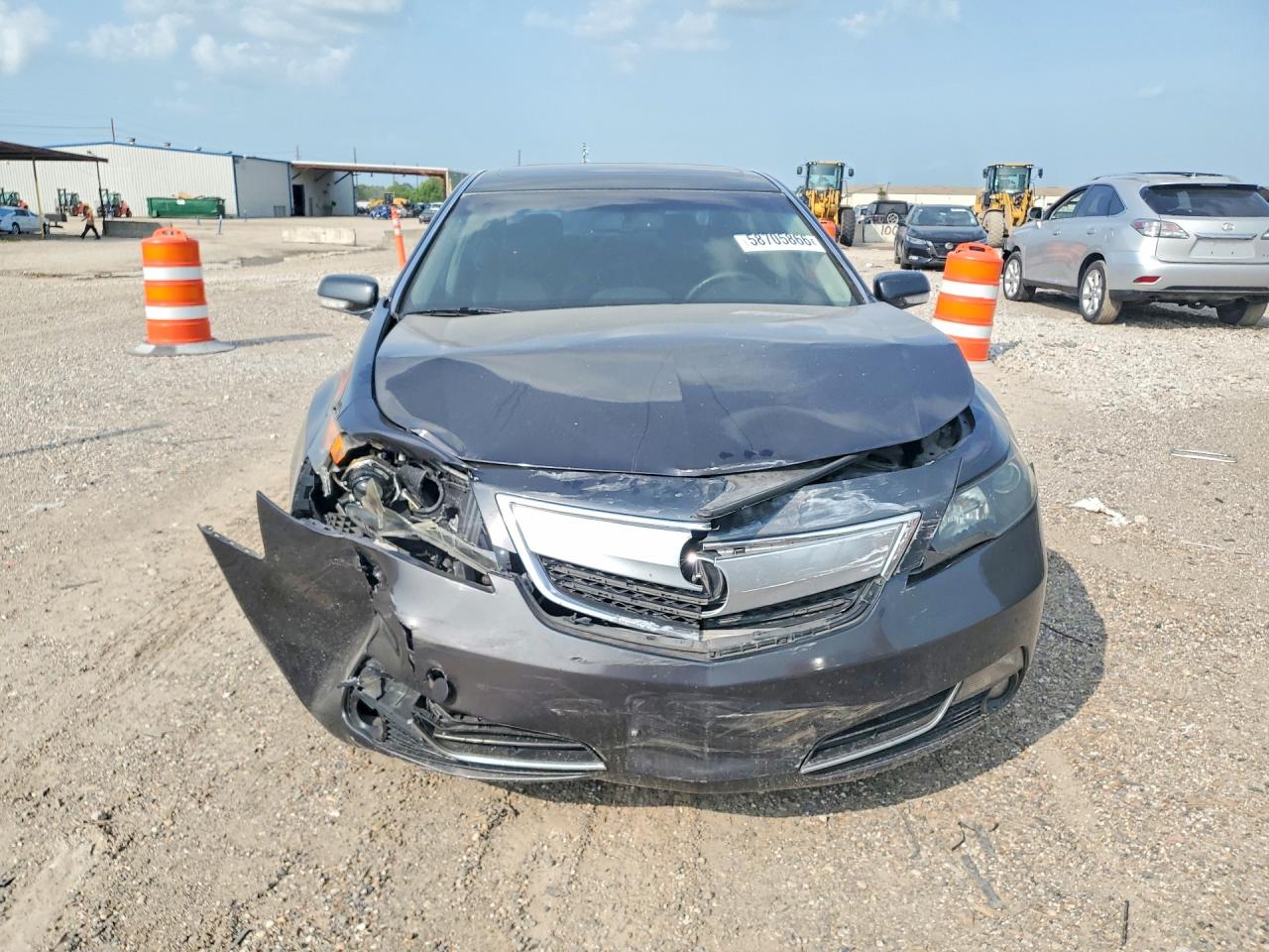 2012 Acura Tl Charcoal vin: 19UUA8F55CA008840
