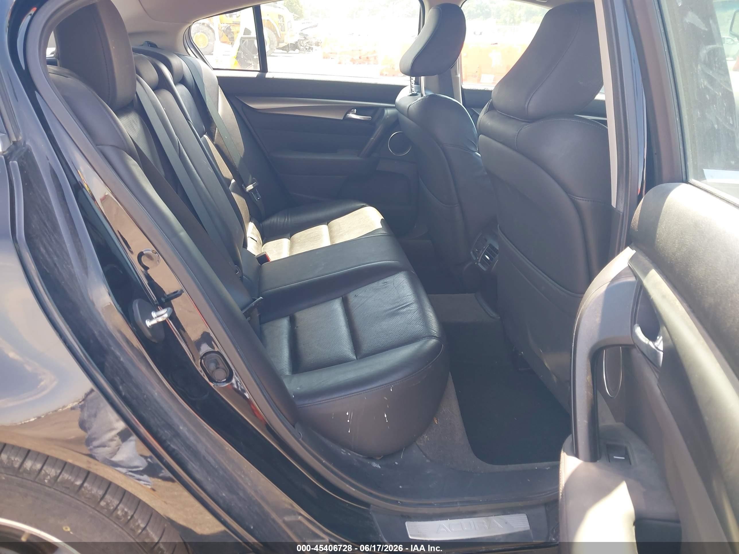 2012 Acura Tl 3.5 Black vin: 19UUA8F55CA011172