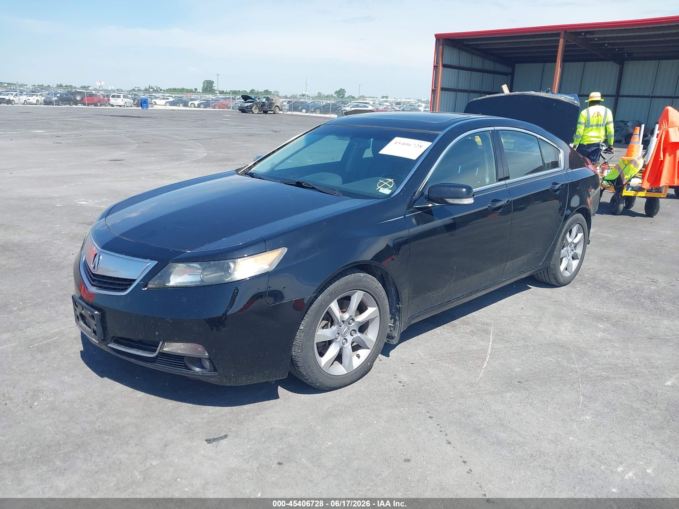 2012 Acura Tl 3.5 Black vin: 19UUA8F55CA011172