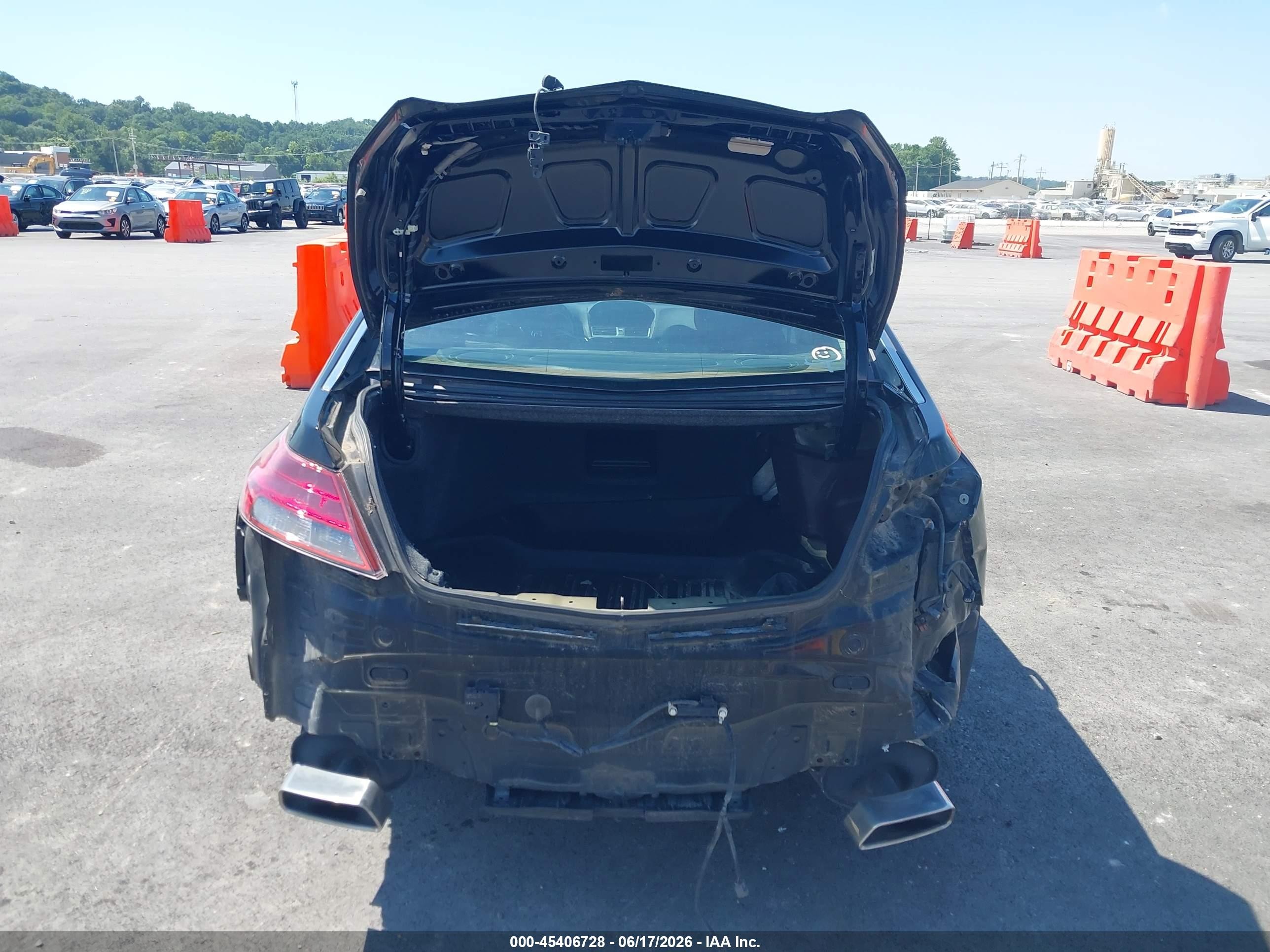 2012 Acura Tl 3.5 Black vin: 19UUA8F55CA011172