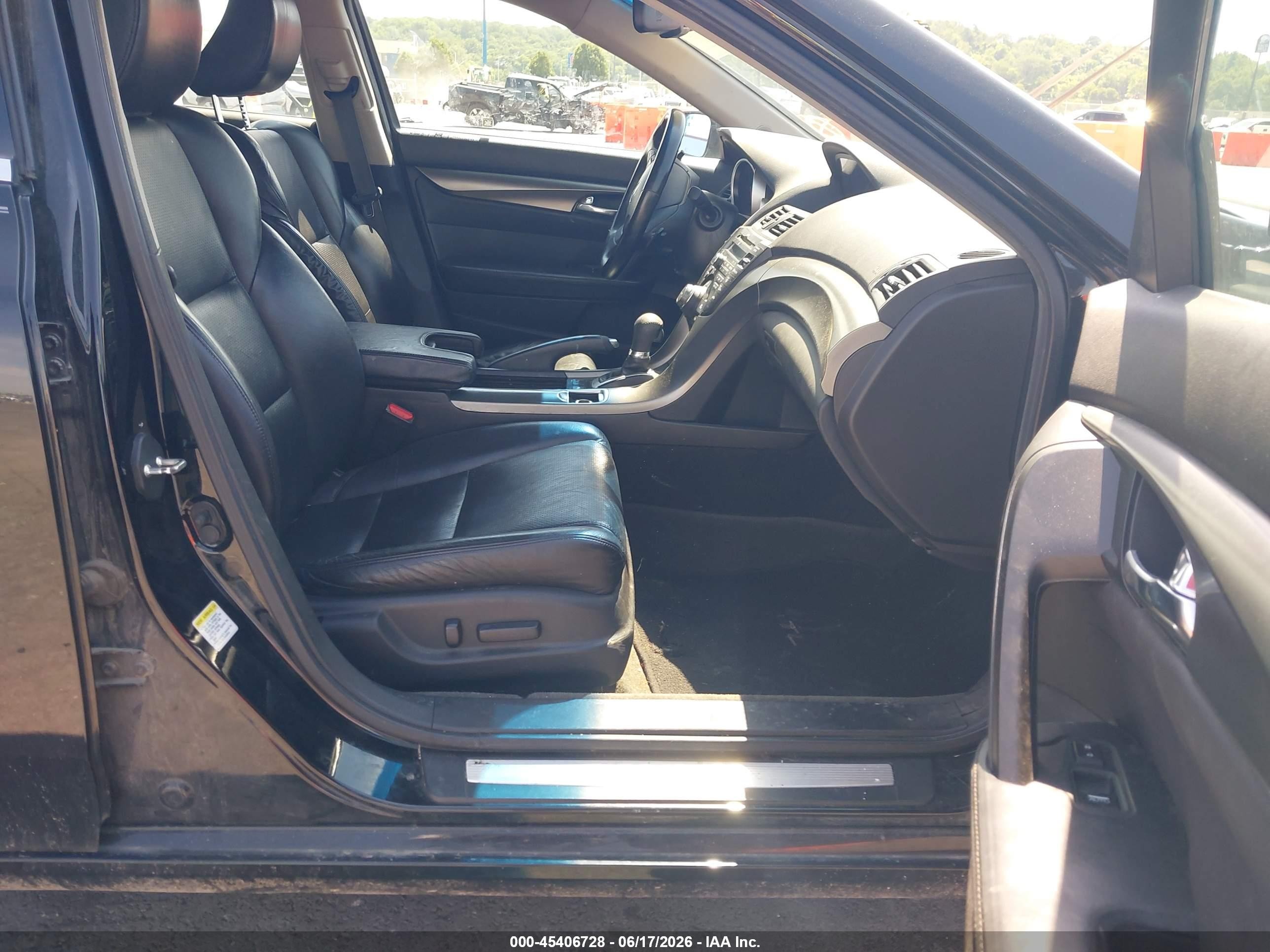 2012 Acura Tl 3.5 Black vin: 19UUA8F55CA011172