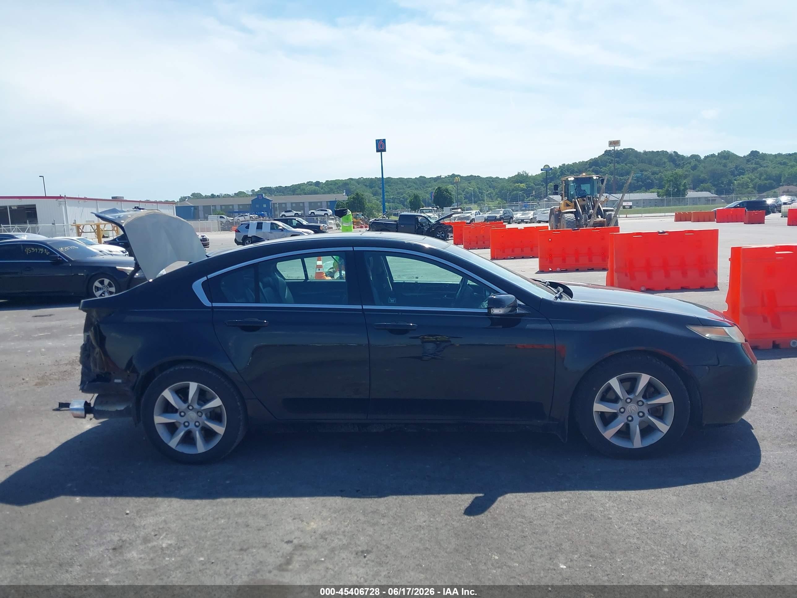 2012 Acura Tl 3.5 Black vin: 19UUA8F55CA011172