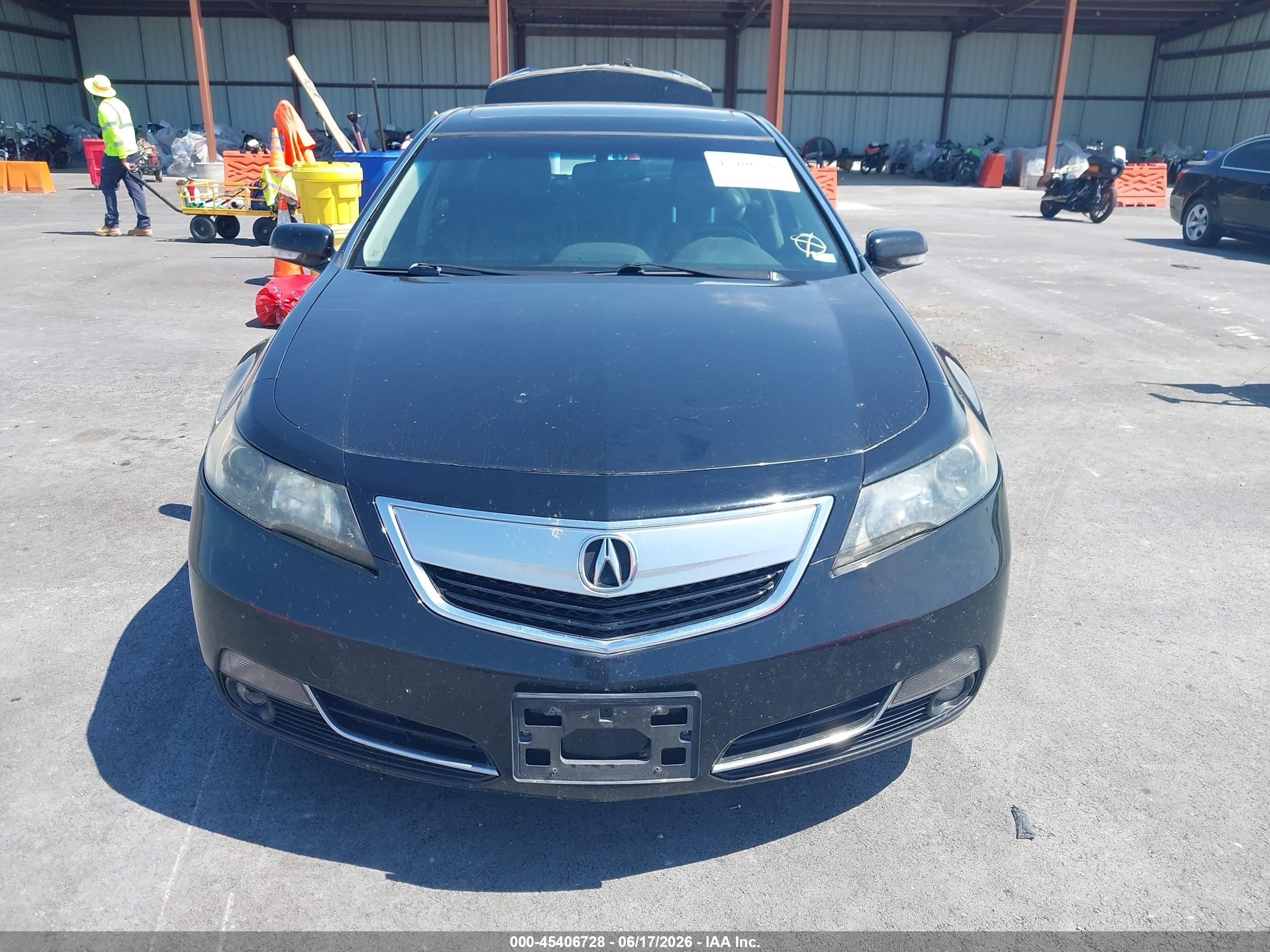 2012 Acura Tl 3.5 Black vin: 19UUA8F55CA011172