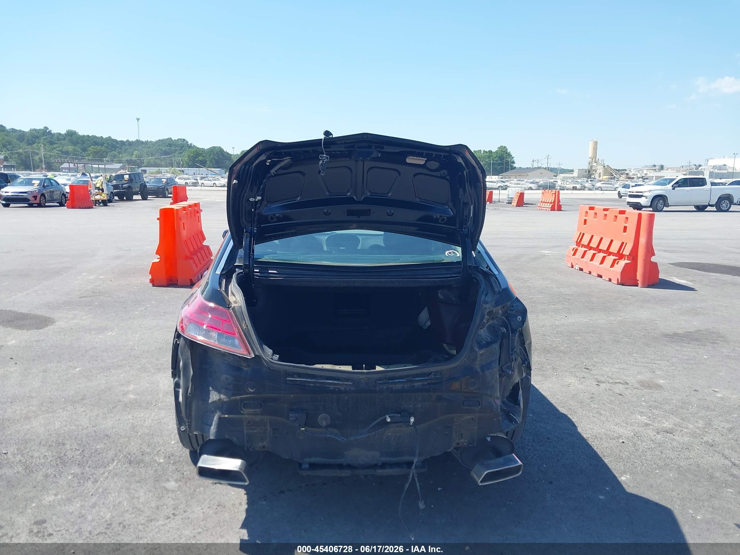 2012 Acura Tl 3.5 Black vin: 19UUA8F55CA011172