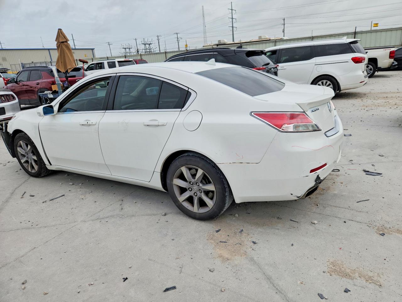 2012 Acura Tl White vin: 19UUA8F55CA011690
