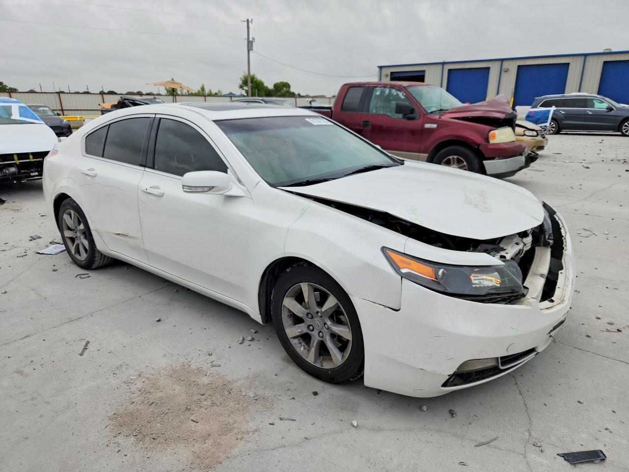 2012 Acura Tl White vin: 19UUA8F55CA011690