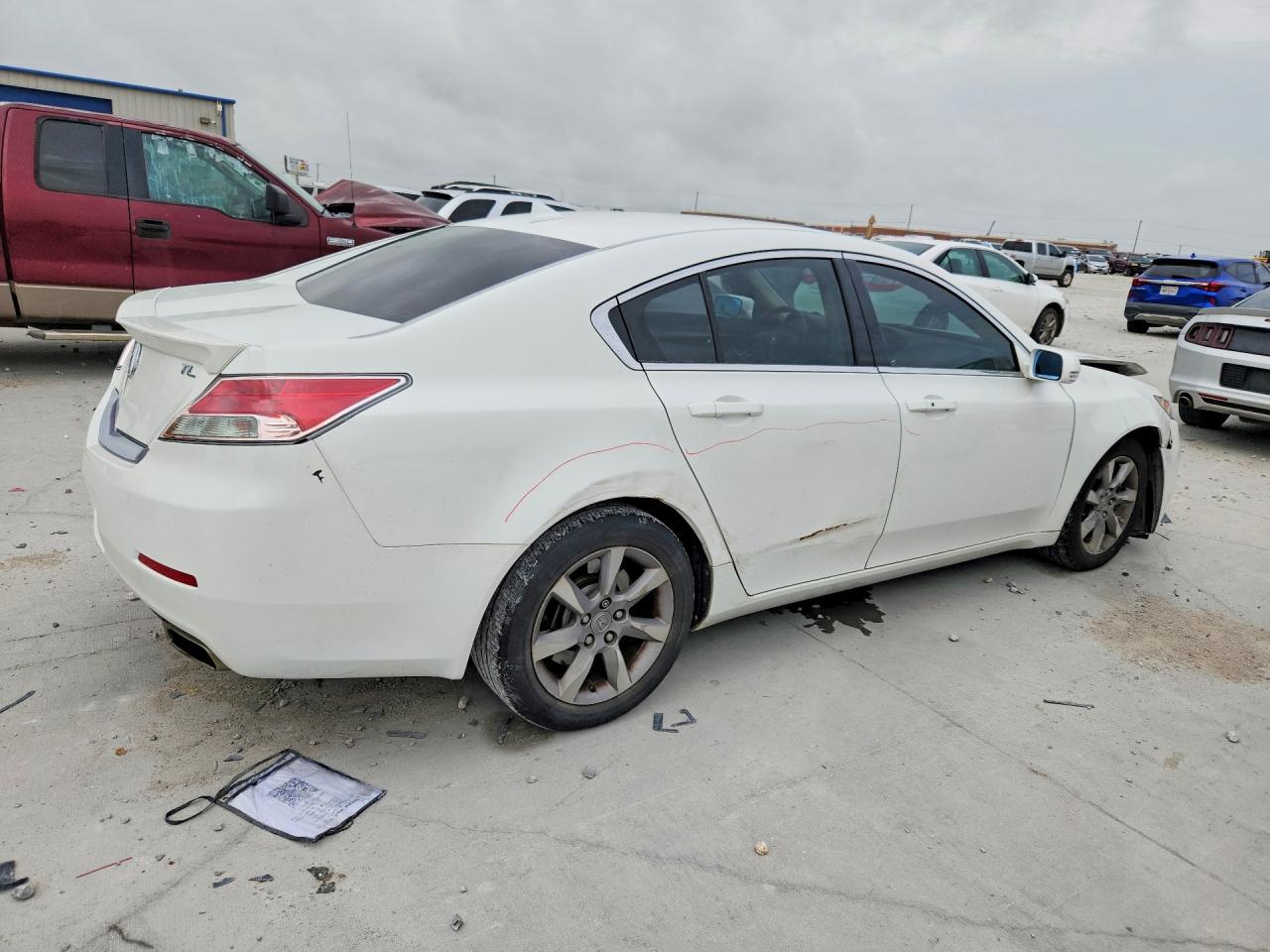 2012 Acura Tl White vin: 19UUA8F55CA011690