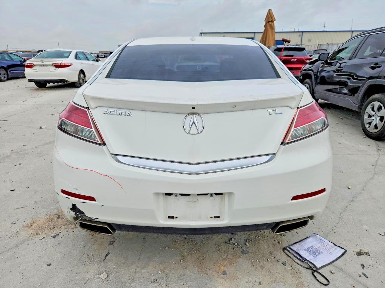 2012 Acura Tl White vin: 19UUA8F55CA011690