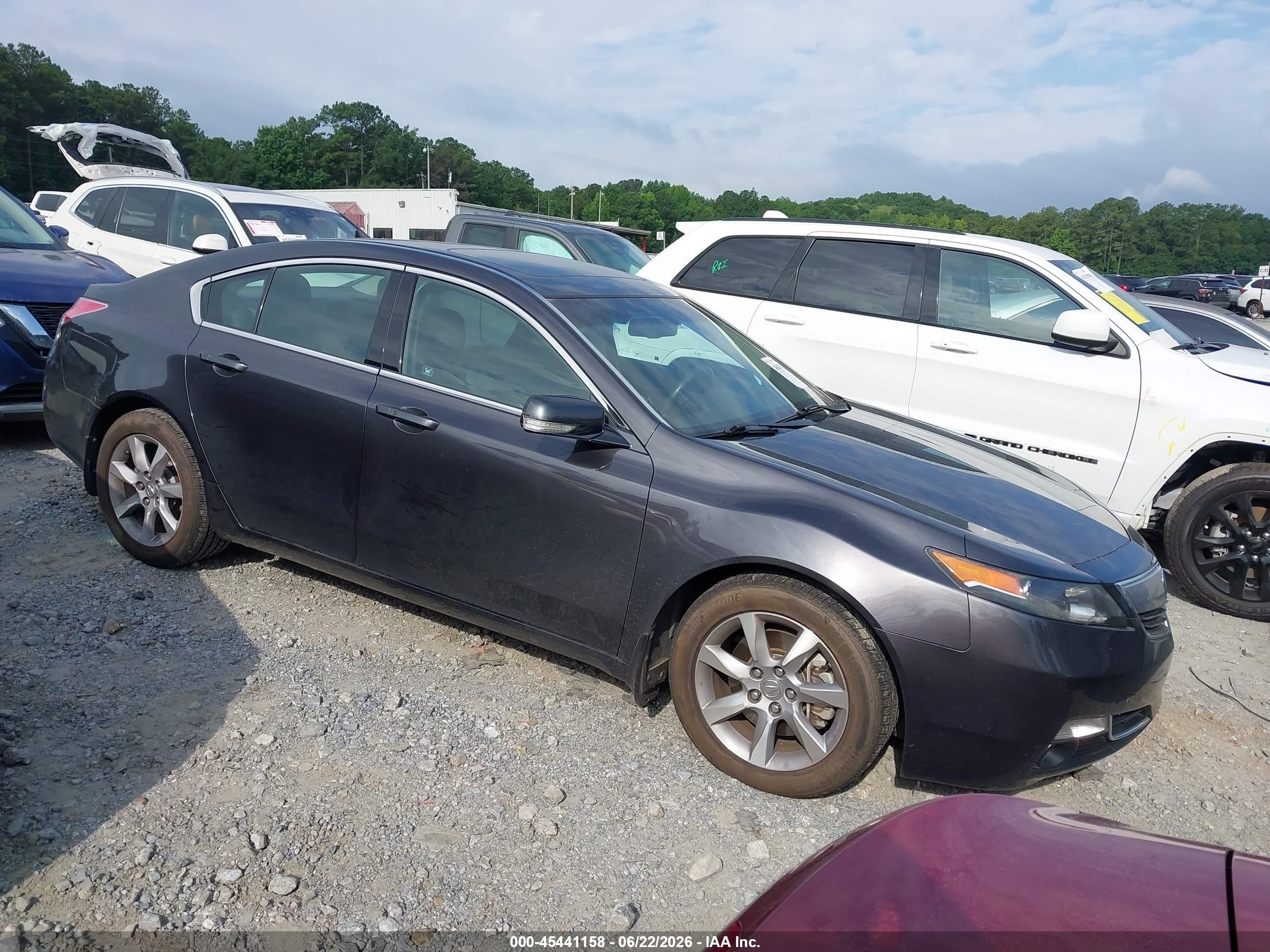 2012 Acura Tl 3.5 Черный vin: 19UUA8F55CA023046