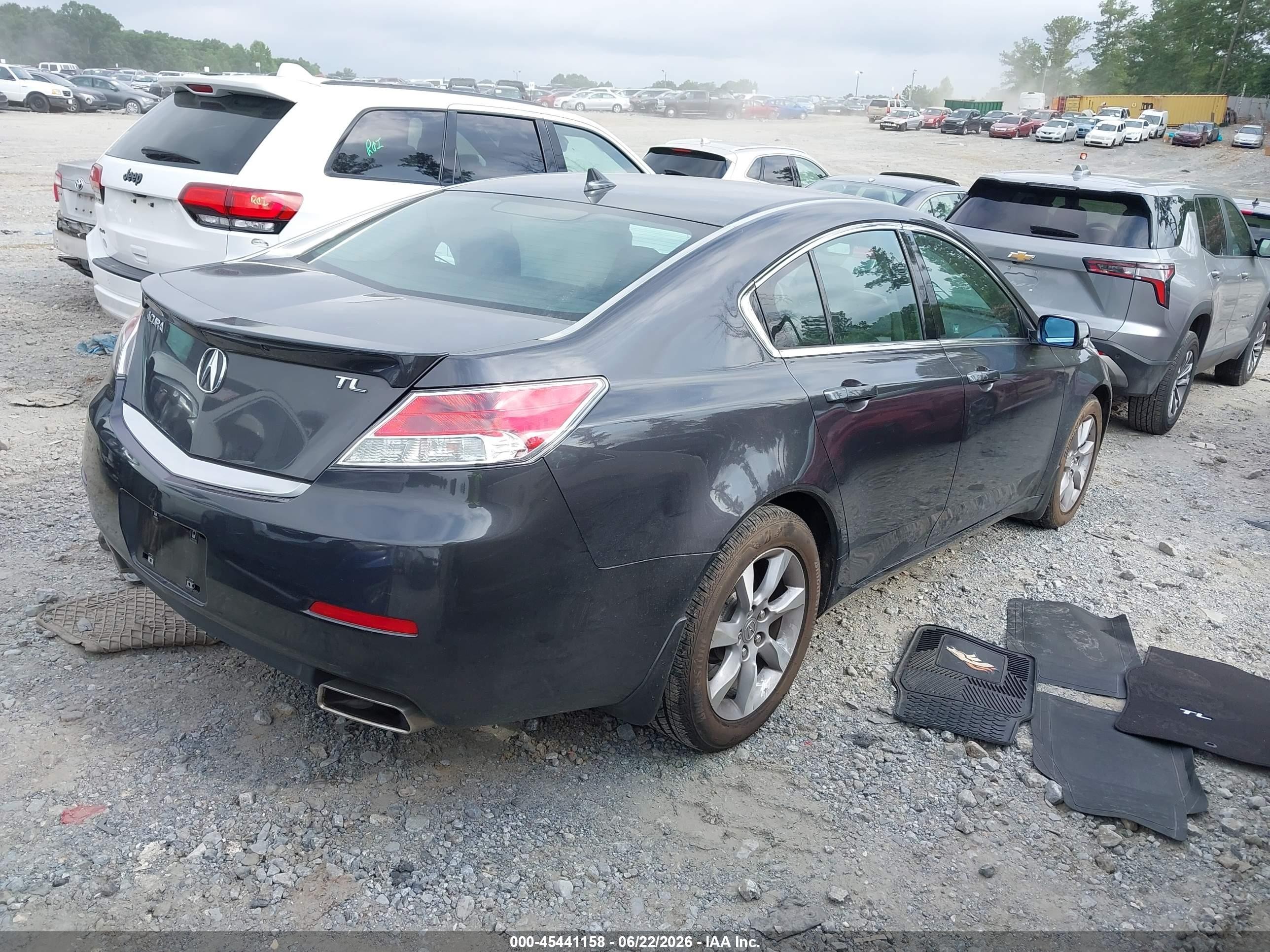 2012 Acura Tl 3.5 Черный vin: 19UUA8F55CA023046