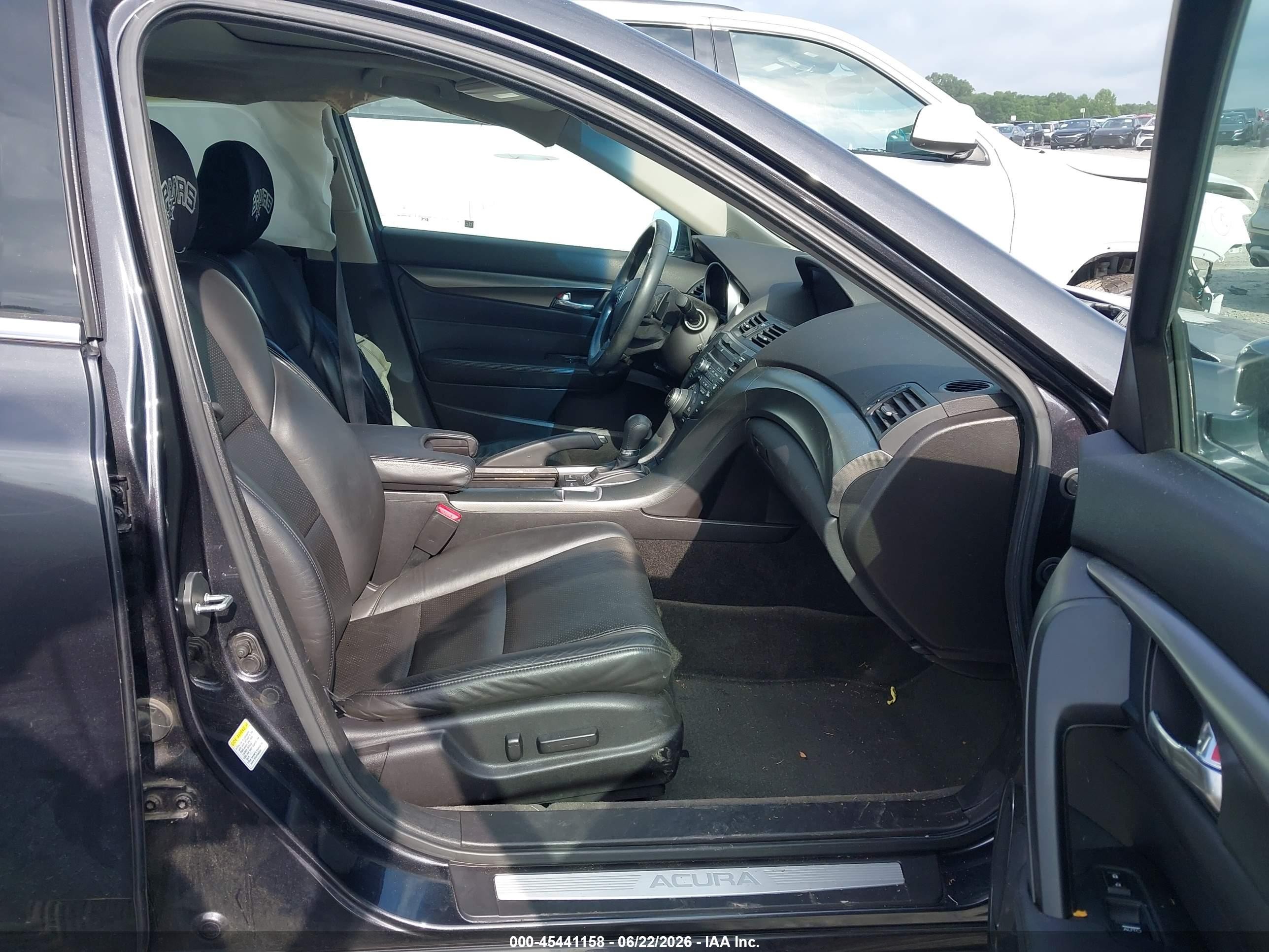 2012 Acura Tl 3.5 Черный vin: 19UUA8F55CA023046