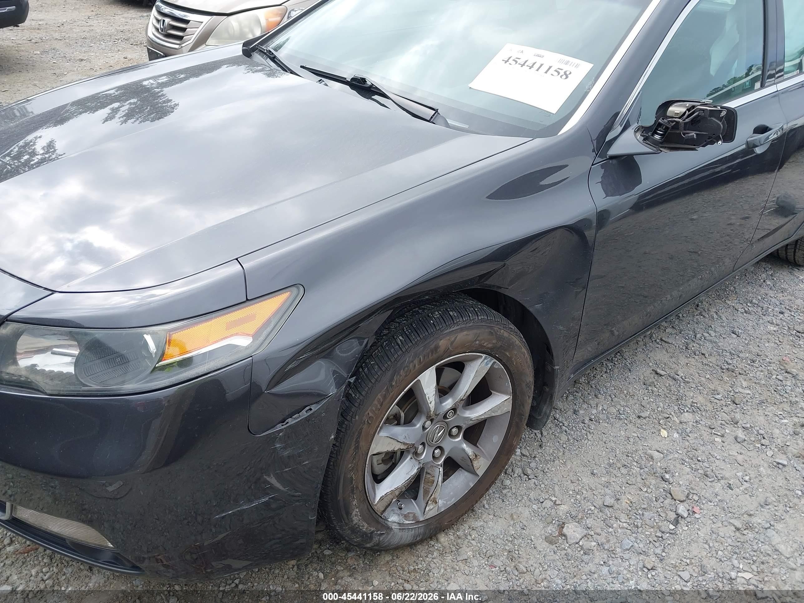2012 Acura Tl 3.5 Черный vin: 19UUA8F55CA023046