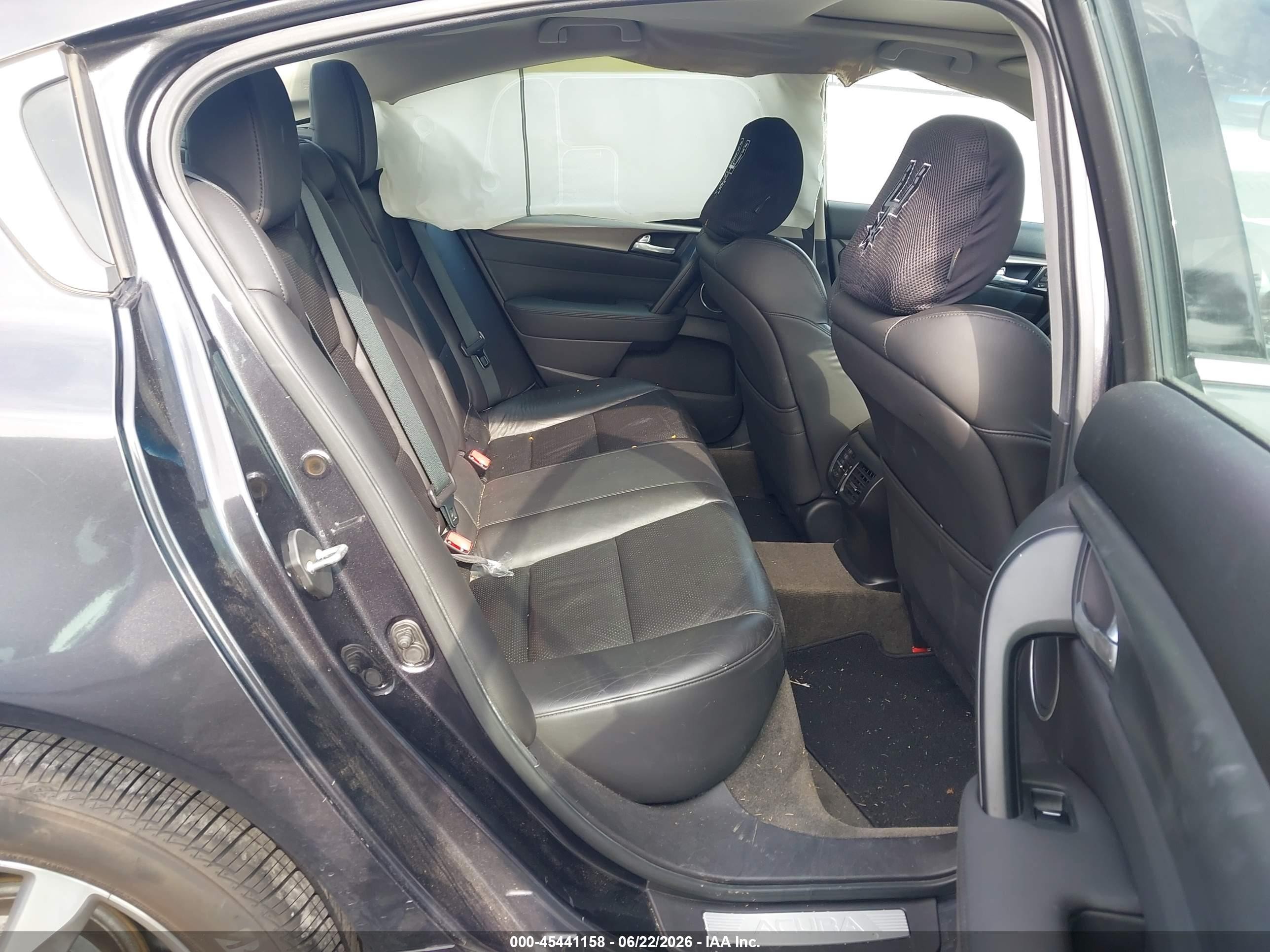 2012 Acura Tl 3.5 Черный vin: 19UUA8F55CA023046