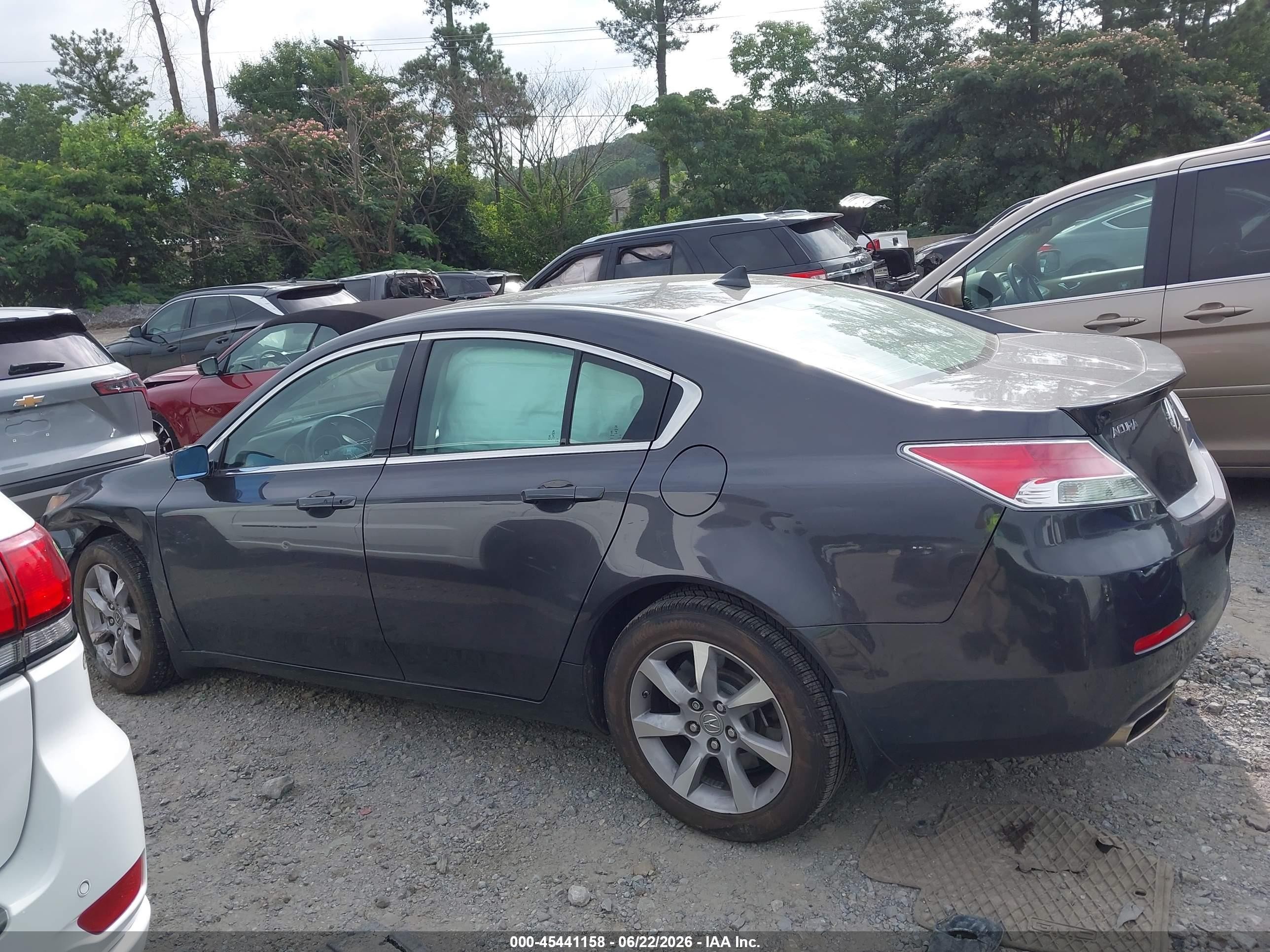 2012 Acura Tl 3.5 Черный vin: 19UUA8F55CA023046