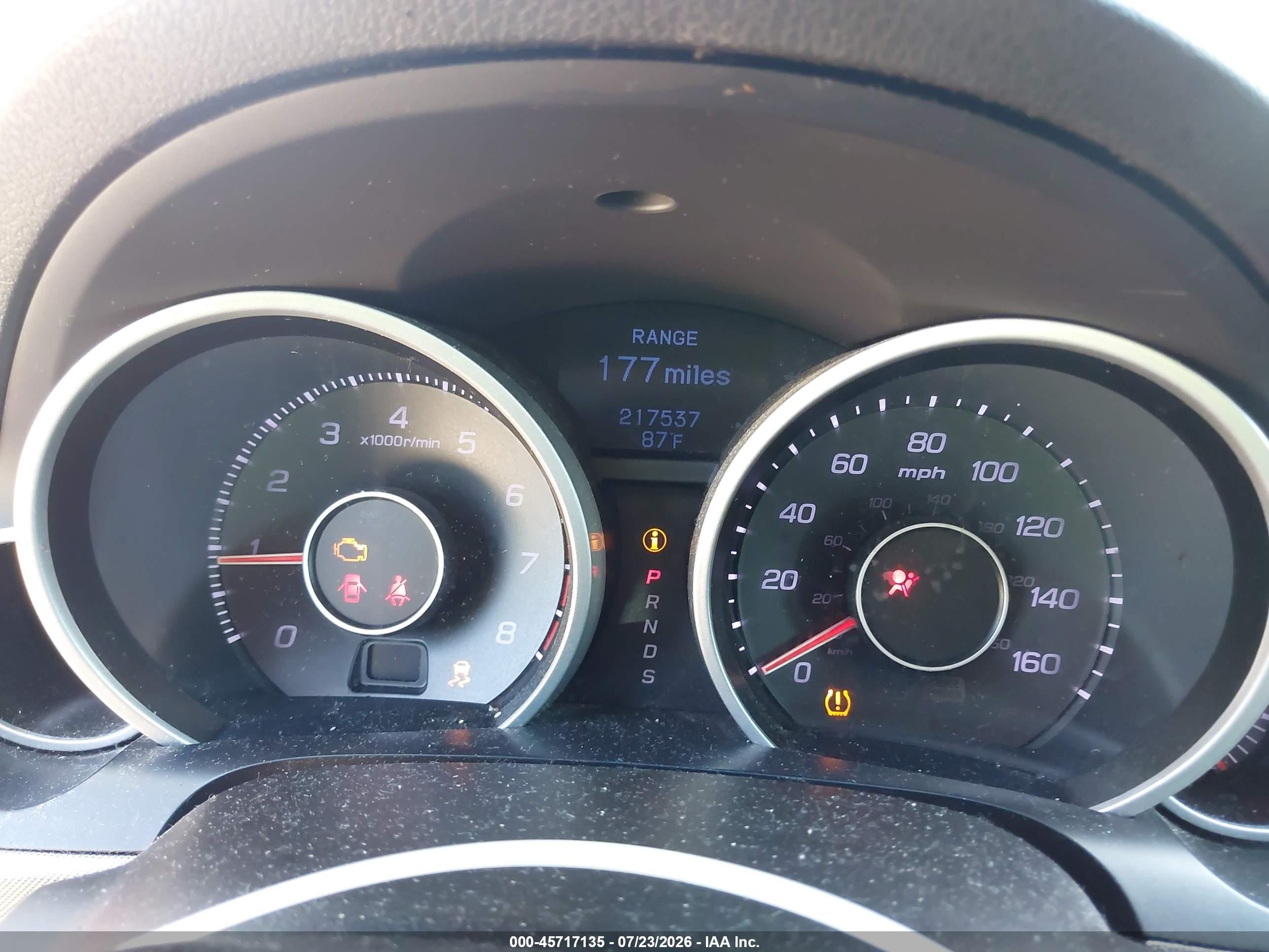 2012 Acura Tl 3.5 Black vin: 19UUA8F55CA024102