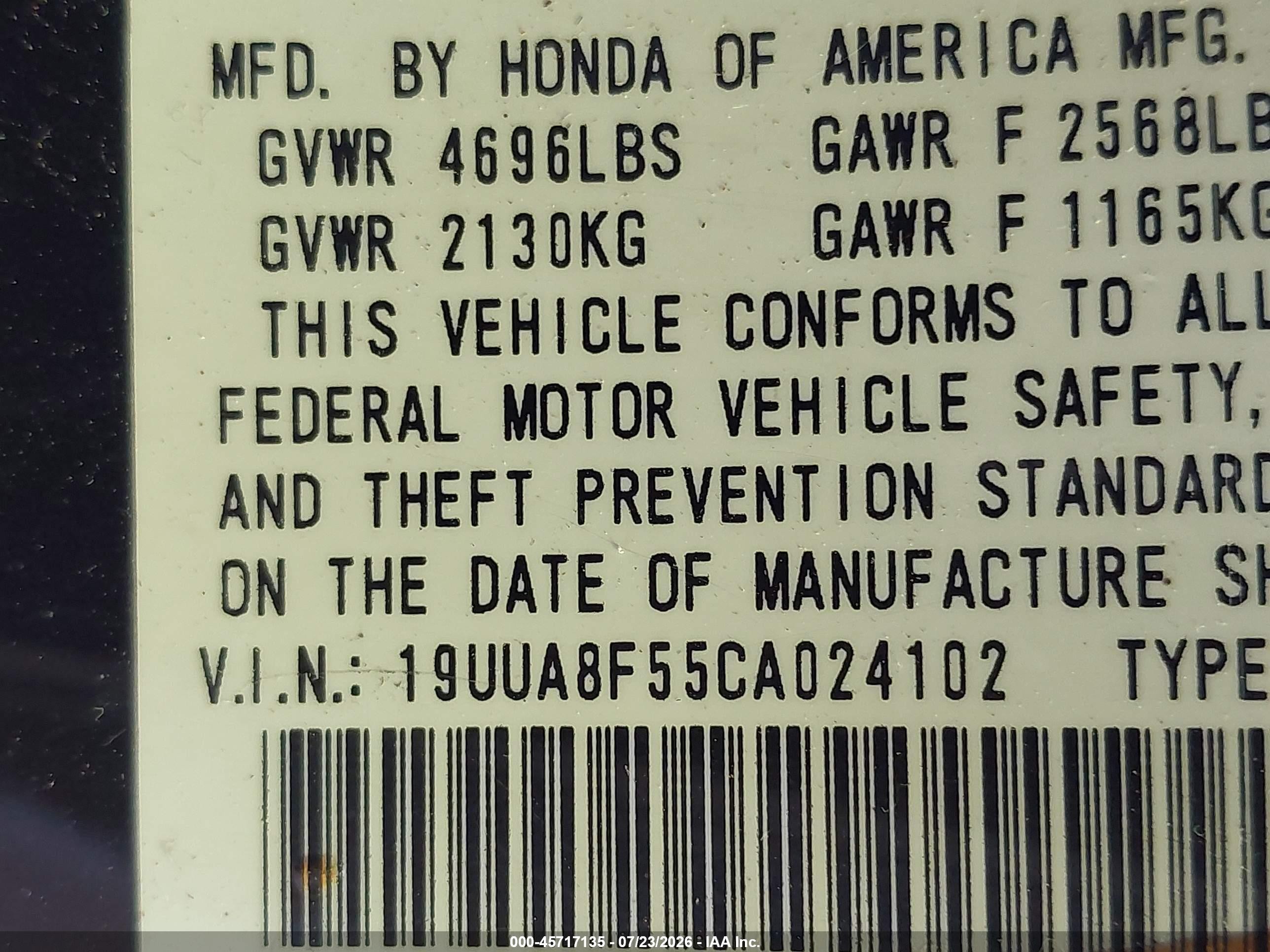 2012 Acura Tl 3.5 Black vin: 19UUA8F55CA024102