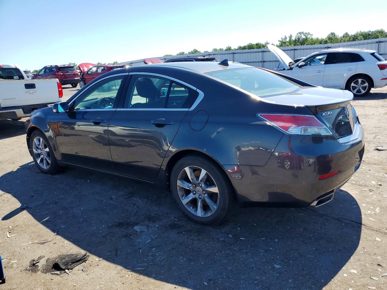 2012 Acura Tl Gray vin: 19UUA8F55CA036489